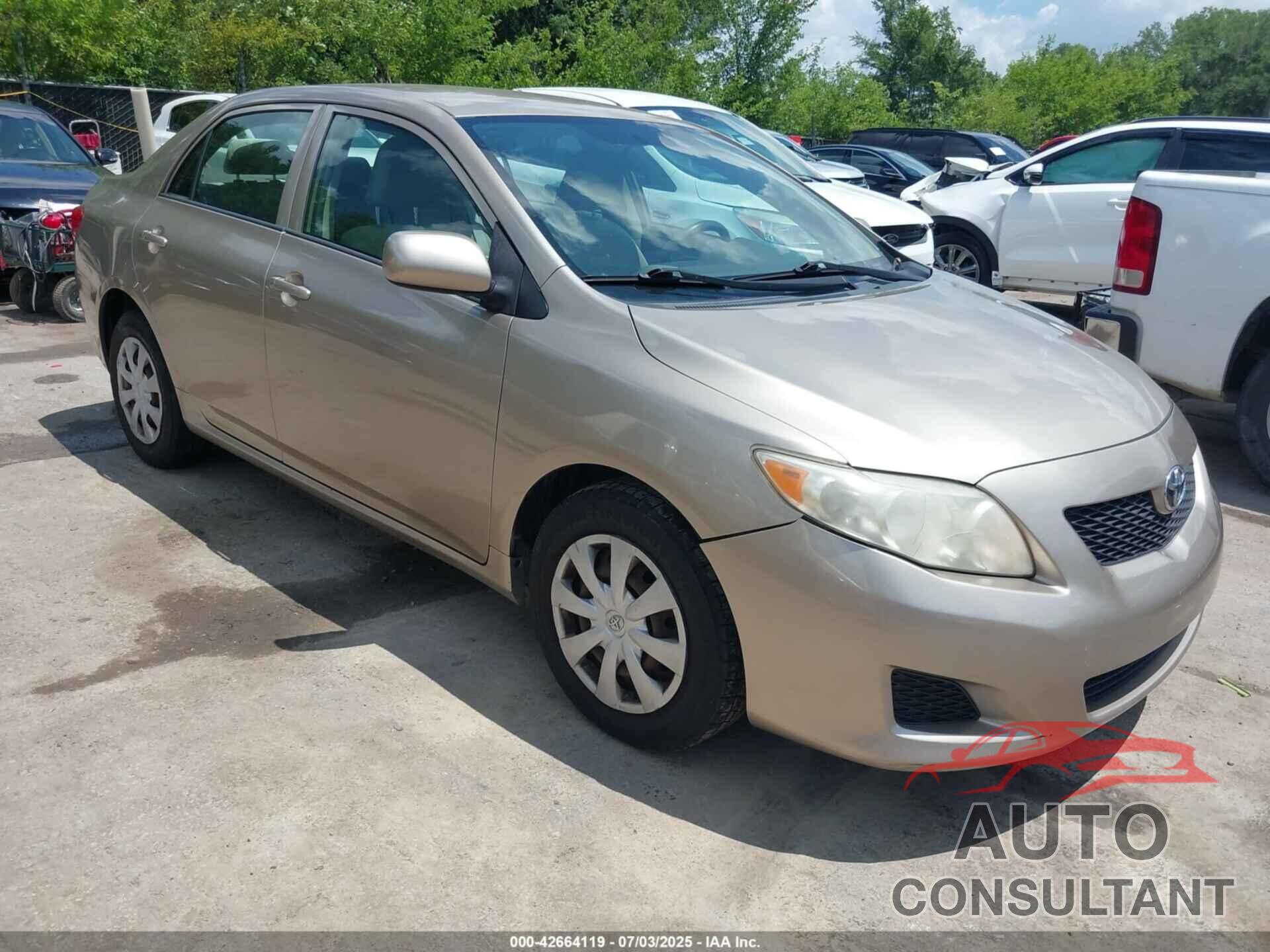 TOYOTA COROLLA 2009 - 1NXBU40E39Z111661