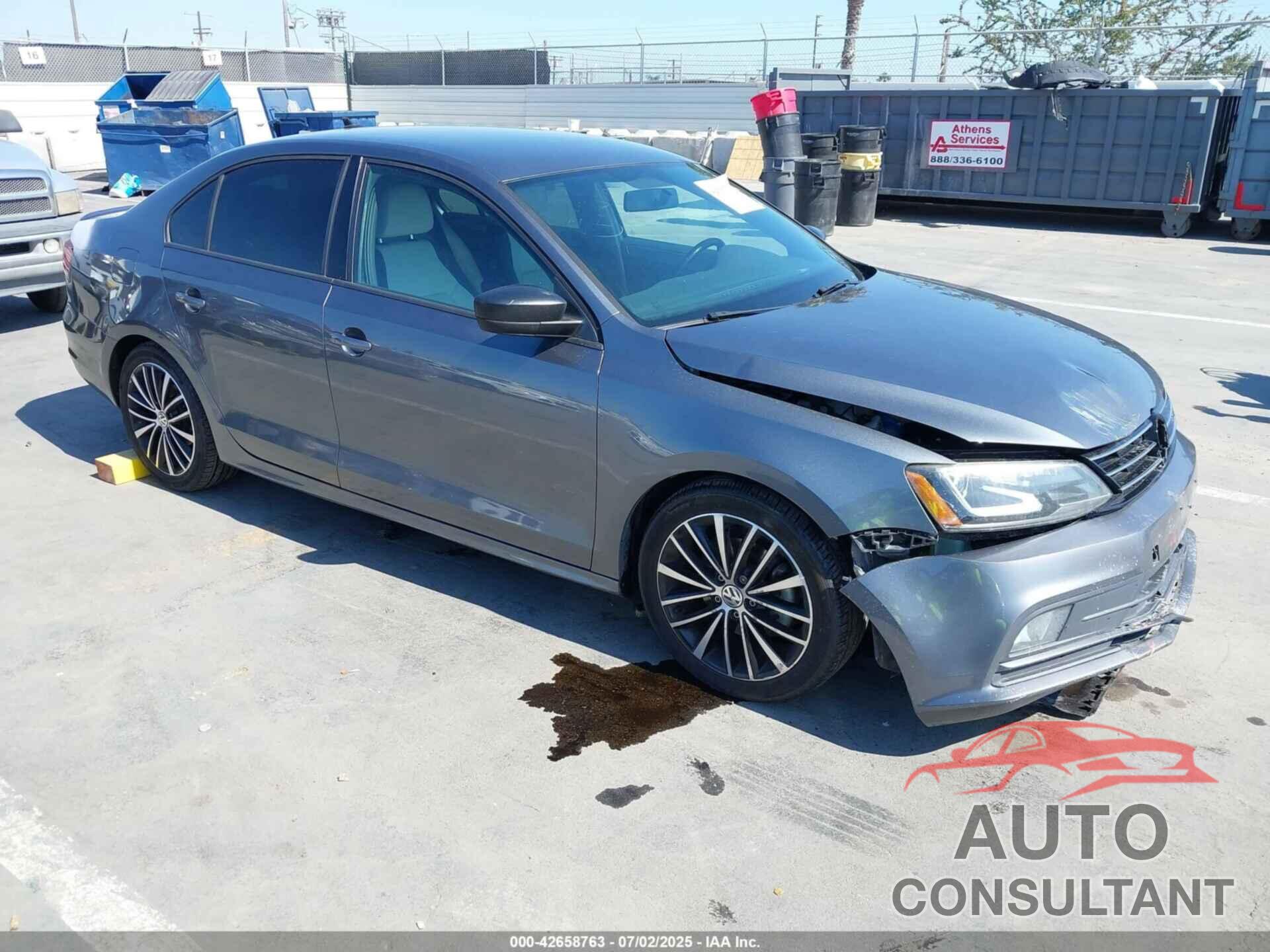 VOLKSWAGEN JETTA 2016 - 3VWD17AJ9GM386534
