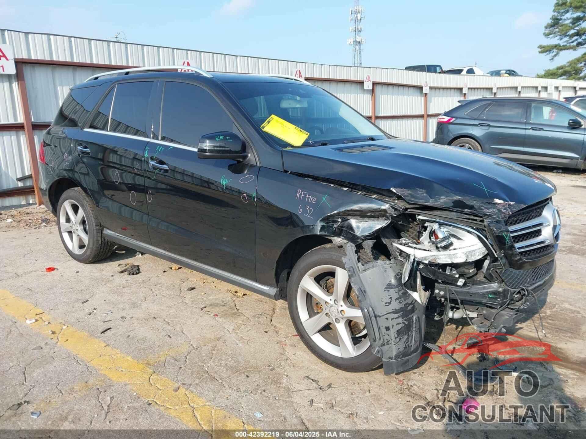 MERCEDES-BENZ GLE 350 2016 - 4JGDA5JB5GA727131