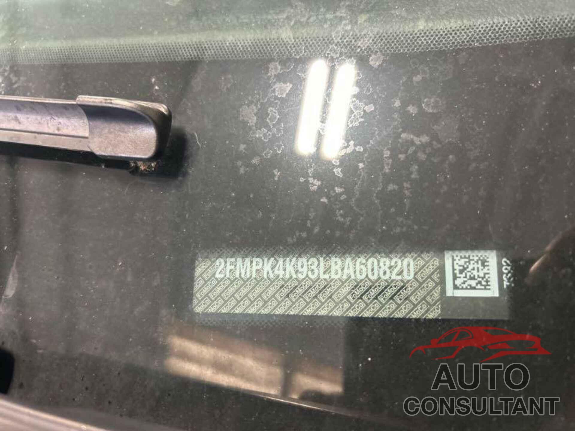 FORD EDGE 2020 - 2FMPK4K93LBA60820
