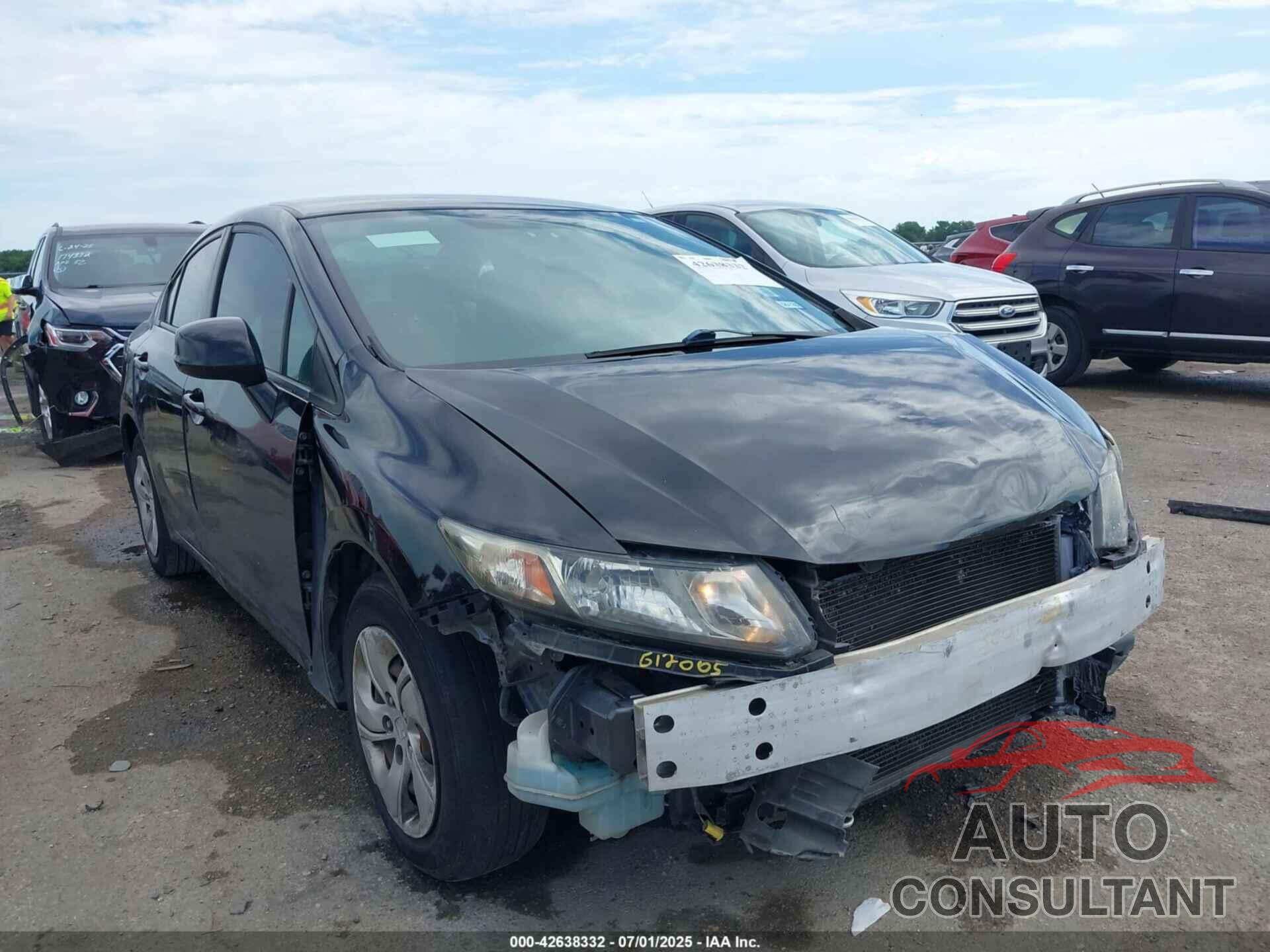 HONDA CIVIC 2013 - 19XFB2F57DE275543