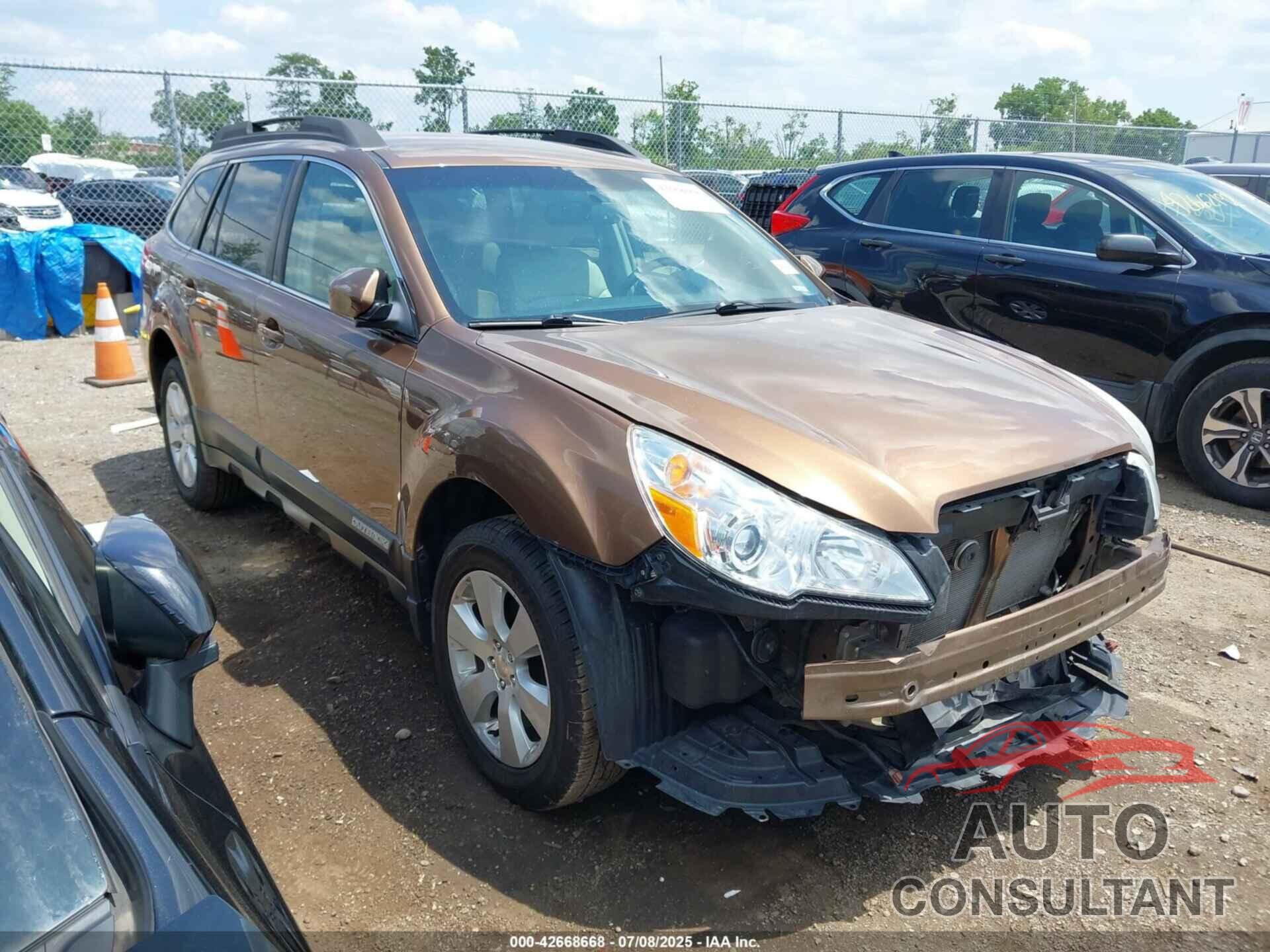 SUBARU OUTBACK 2011 - 4S4BRCCC9B3436932