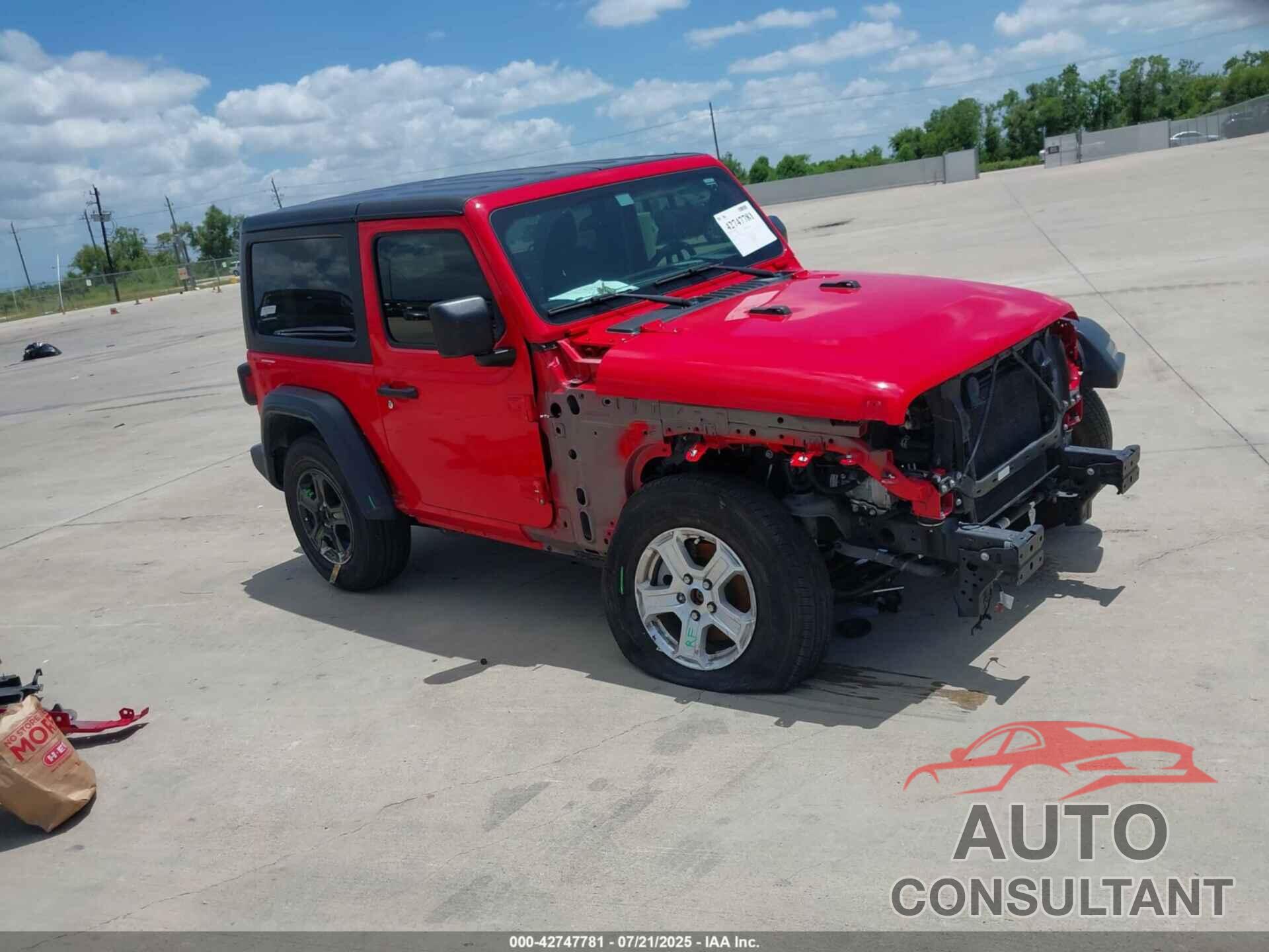 JEEP WRANGLER 2020 - 1C4GJXAN6LW227466