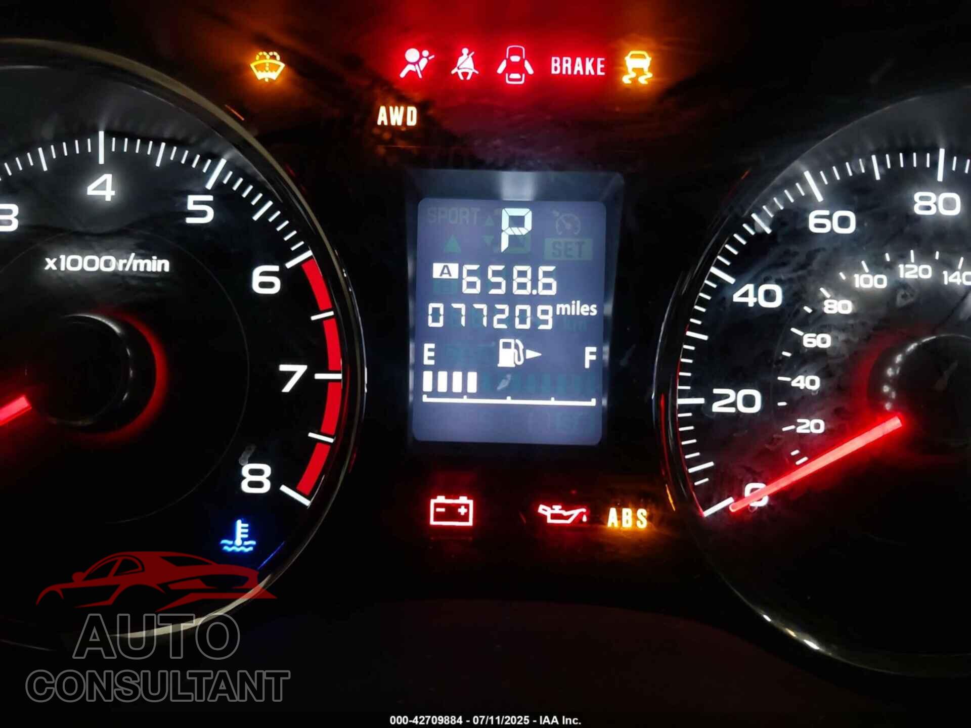 SUBARU FORESTER 2014 - JF2SJAMC0EH427091