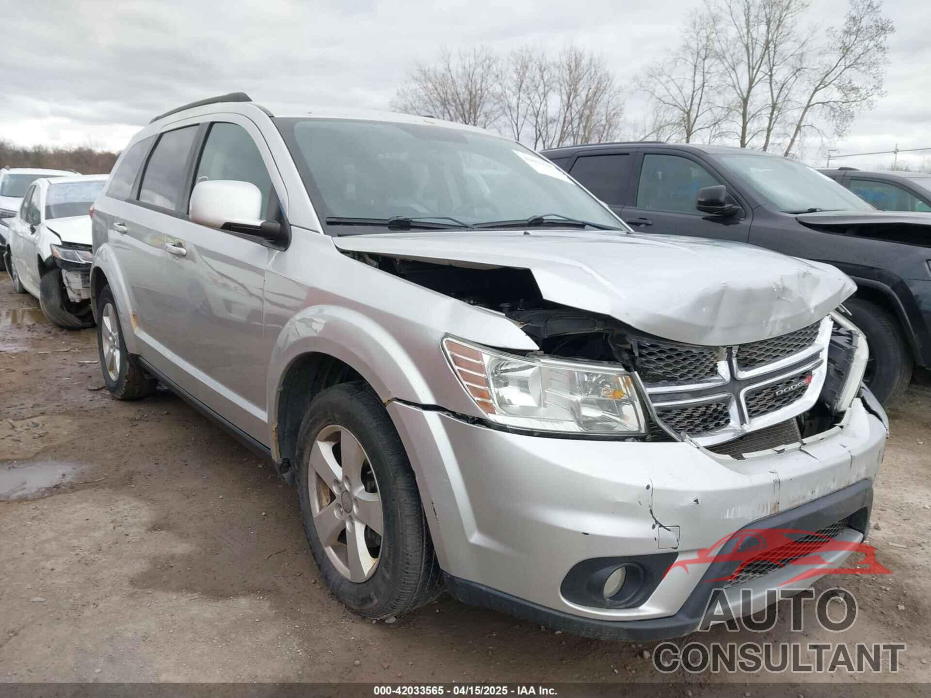 DODGE JOURNEY 2012 - 3C4PDCBG7CT272891