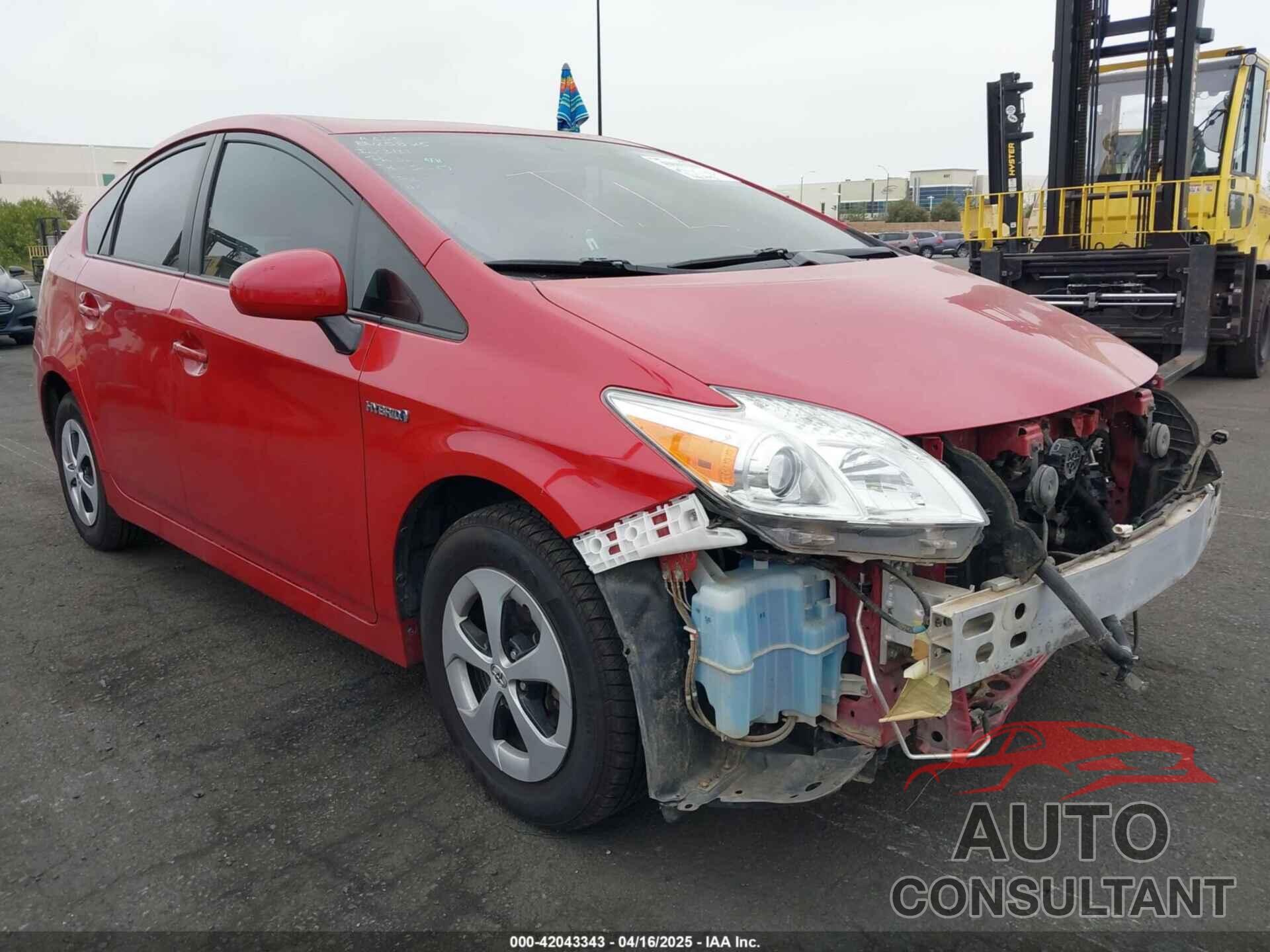 TOYOTA PRIUS 2015 - JTDKN3DU0F0428944