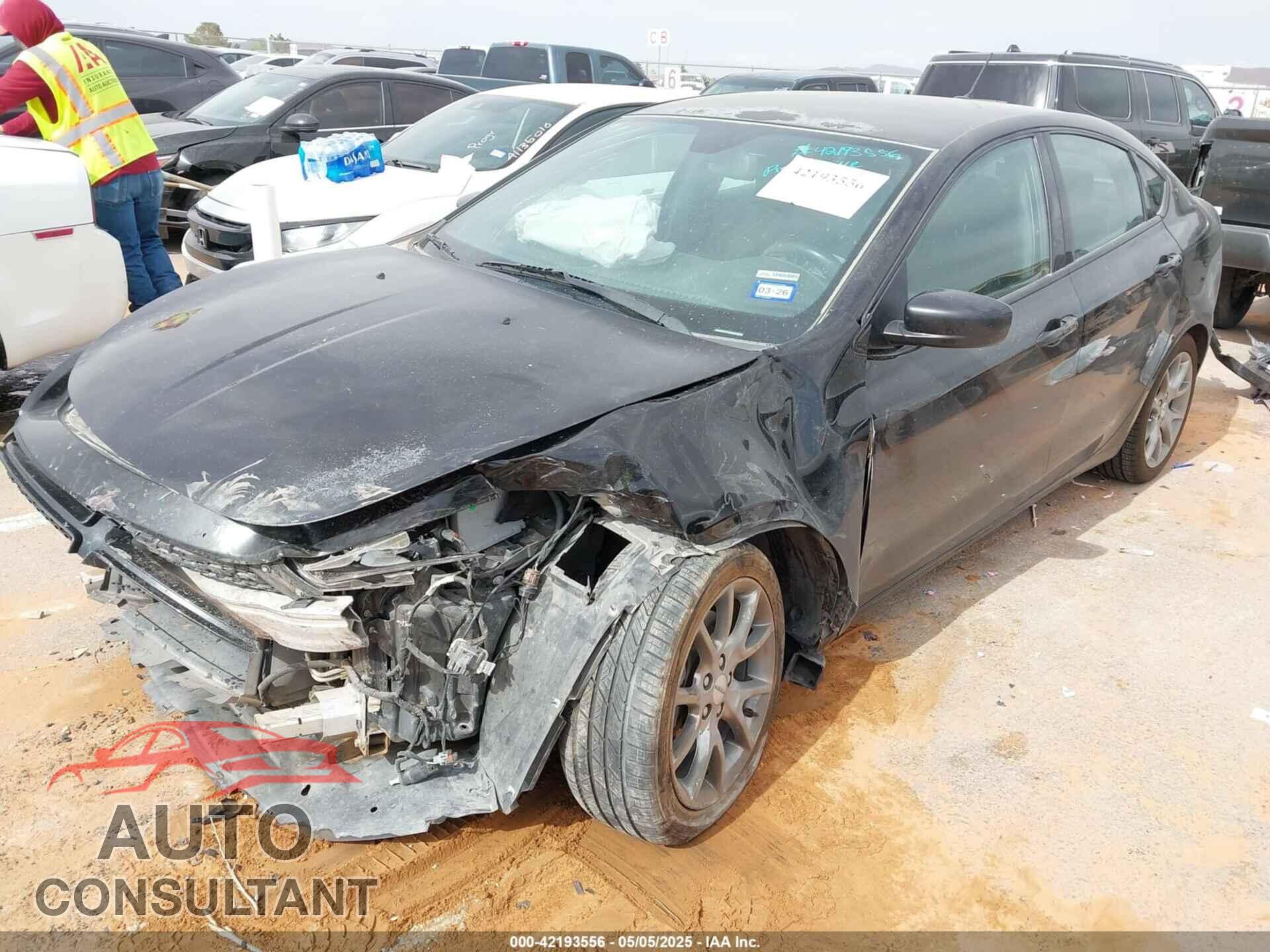 DODGE DART 2015 - 1C3CDFBB7FD213245