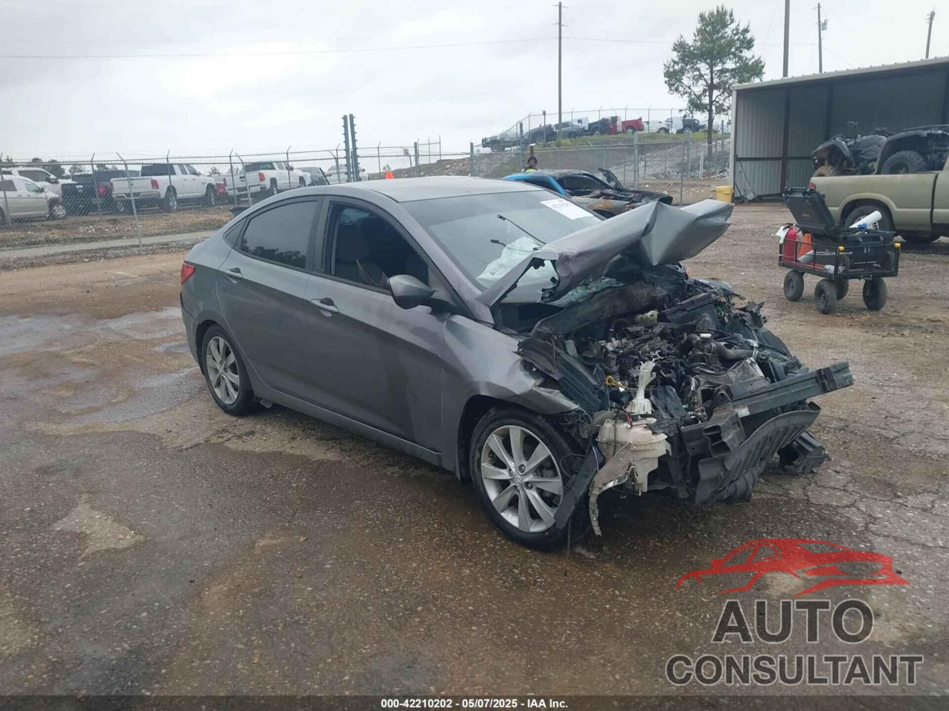 HYUNDAI ACCENT 2014 - KMHCU4AE6EU753112