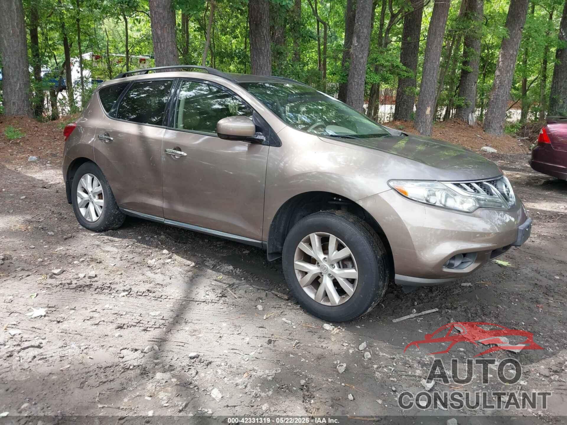 NISSAN MURANO 2013 - JN8AZ1MW9DW312582