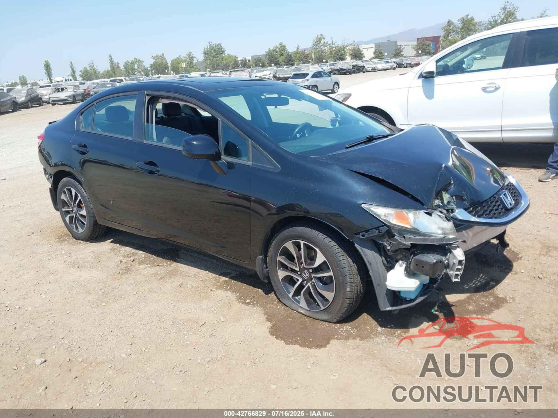 HONDA CIVIC 2013 - 19XFB2F96DE239409