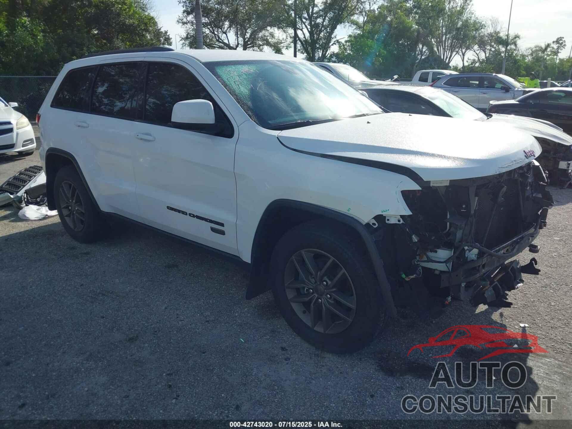 JEEP GRAND CHEROKEE 2016 - 1C4RJEAG3GC436766