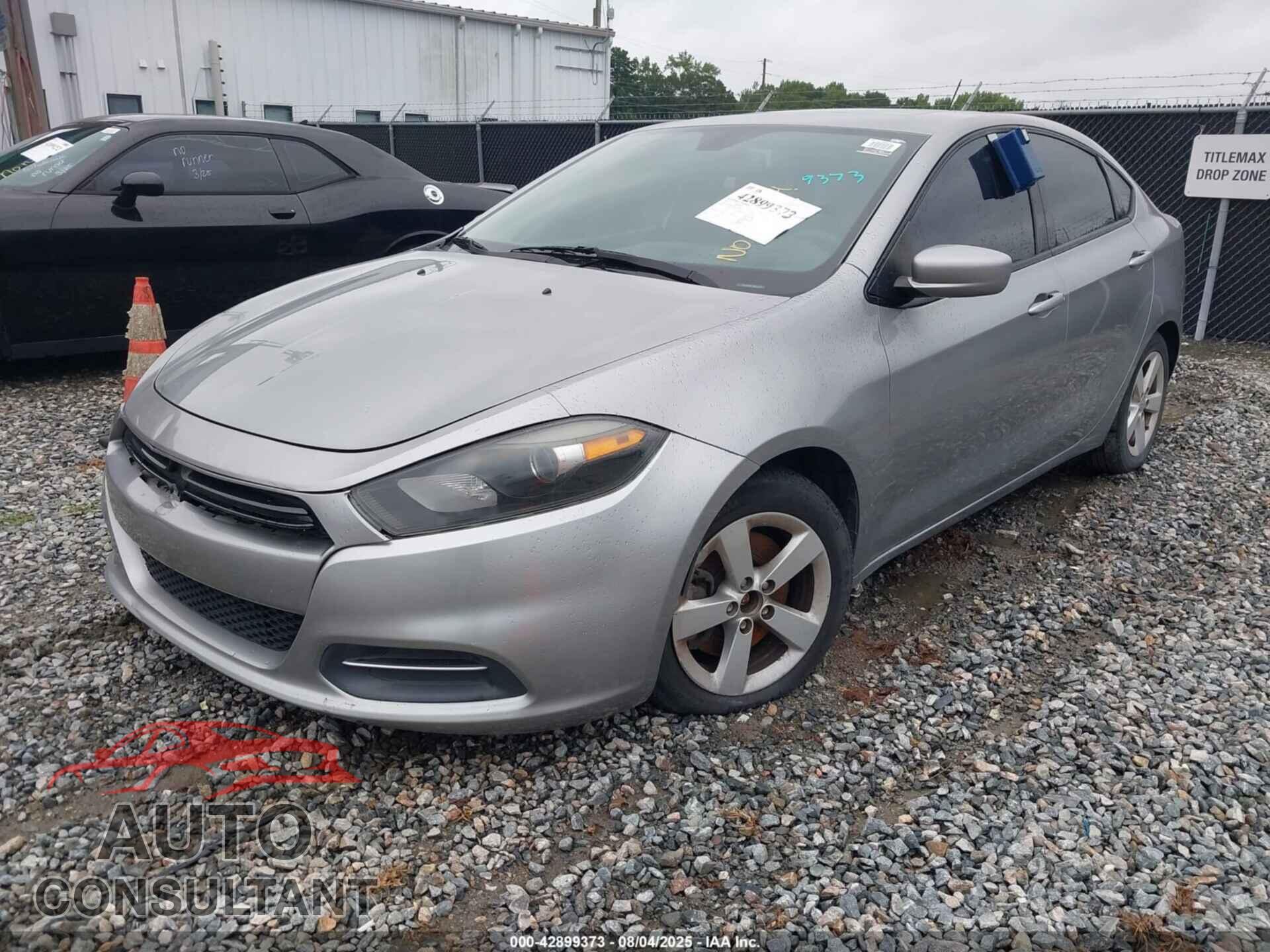 DODGE DART 2015 - 1C3CDFBB5FD227709