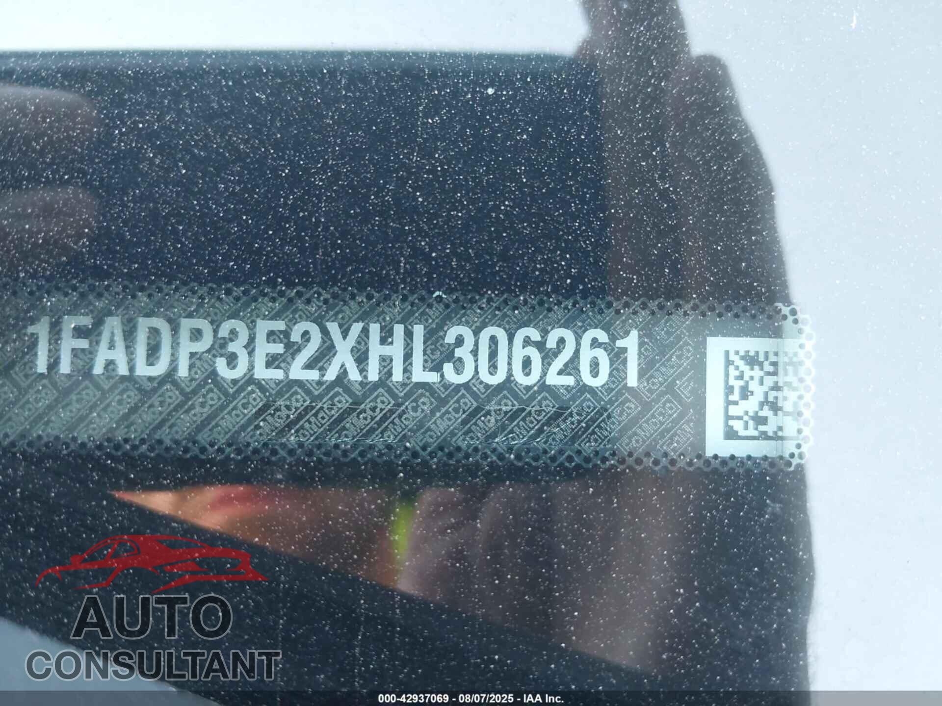 FORD FOCUS 2017 - 1FADP3E2XHL306261
