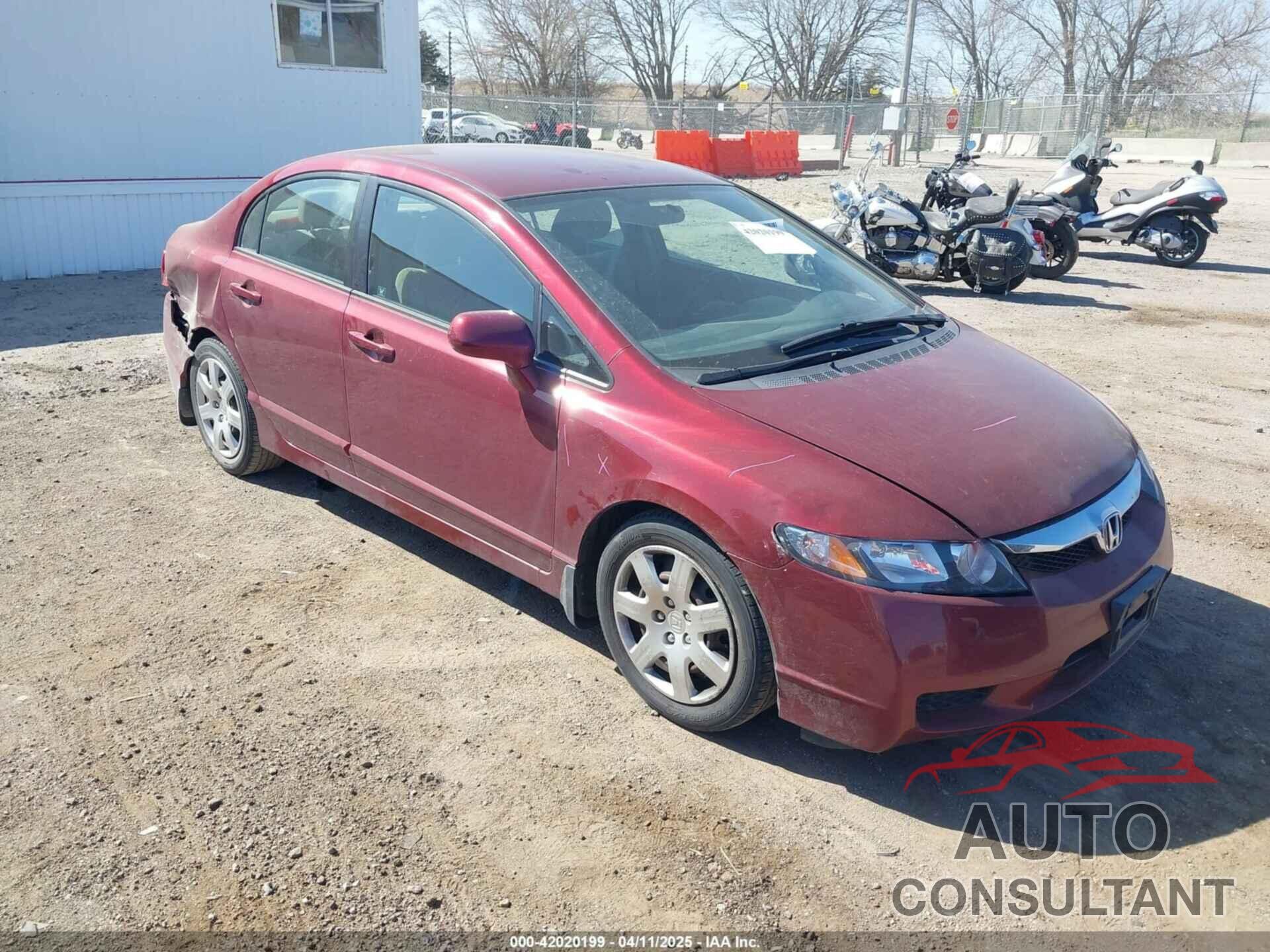 HONDA CIVIC 2009 - 19XFA16589E029816