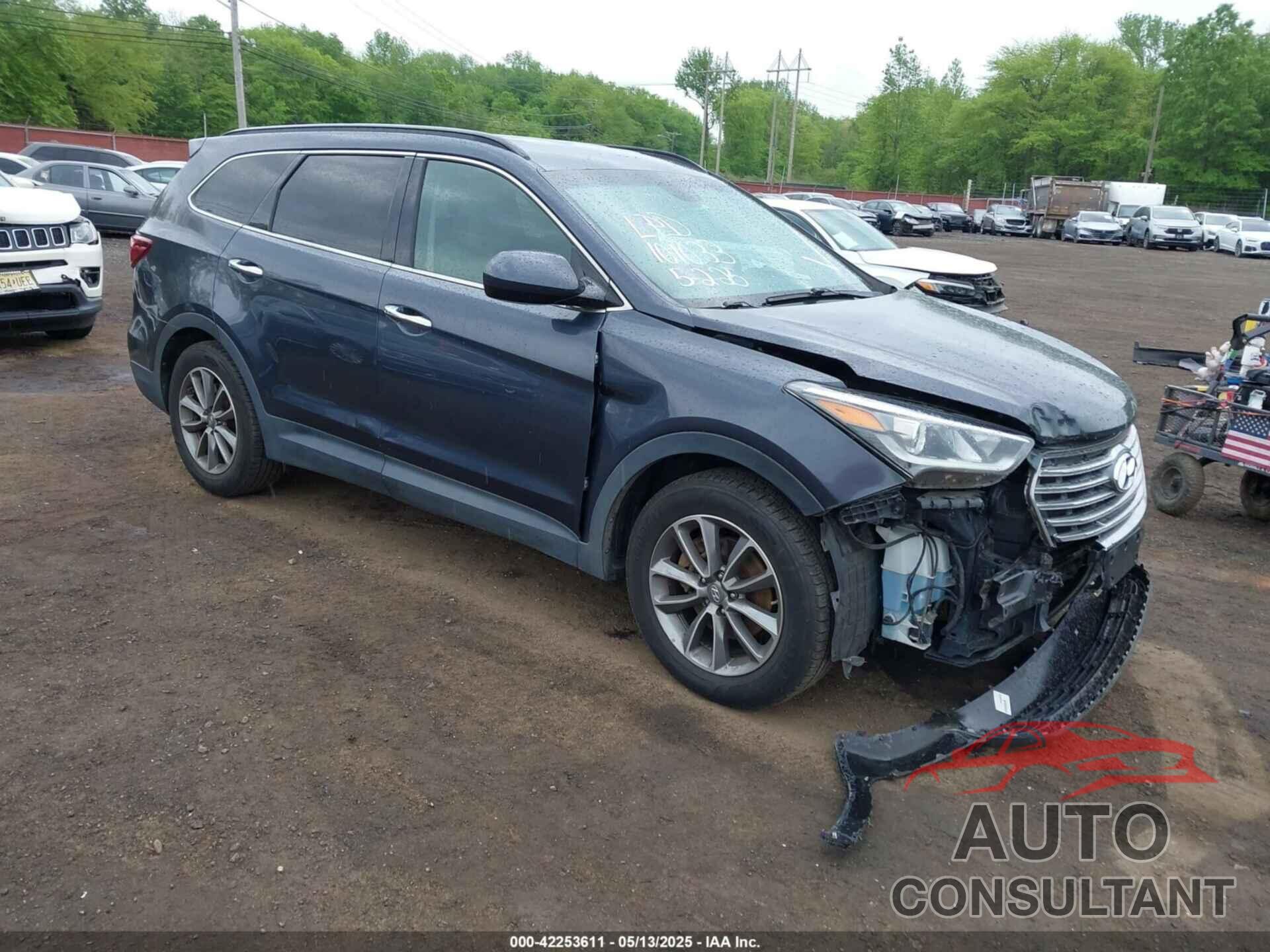 HYUNDAI SANTA FE 2017 - KM8SM4HF8HU167087