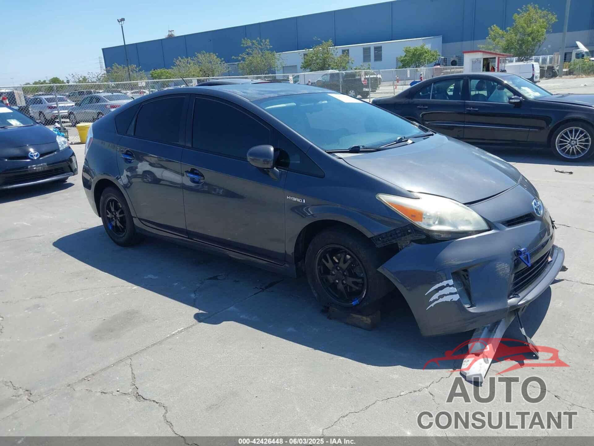 TOYOTA PRIUS 2012 - JTDKN3DU8C1569279