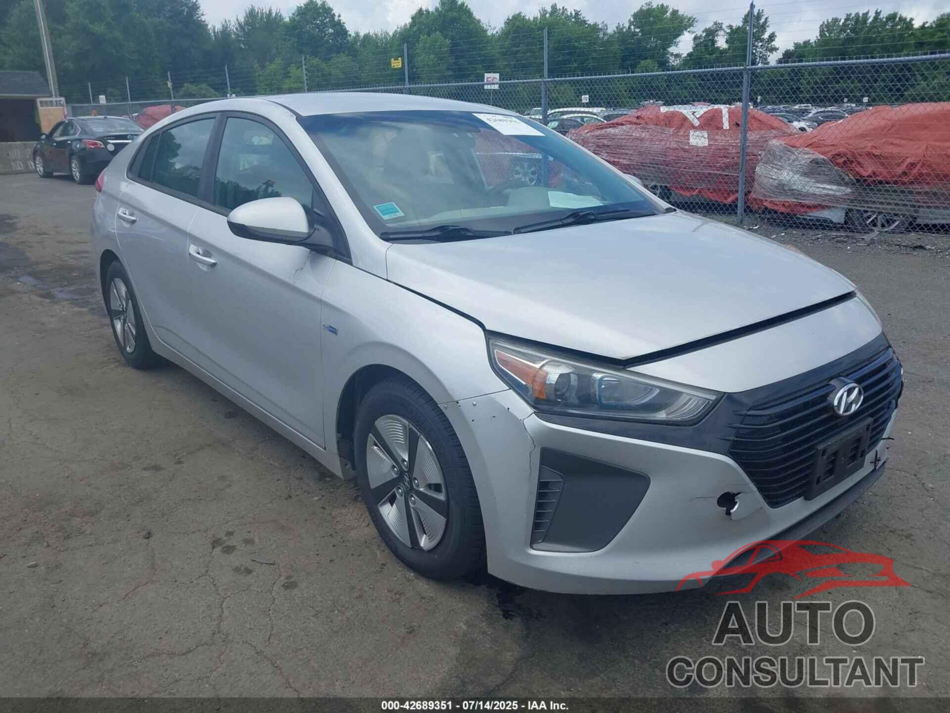 HYUNDAI IONIQ HYBRID 2018 - KMHC65LC9JU102059