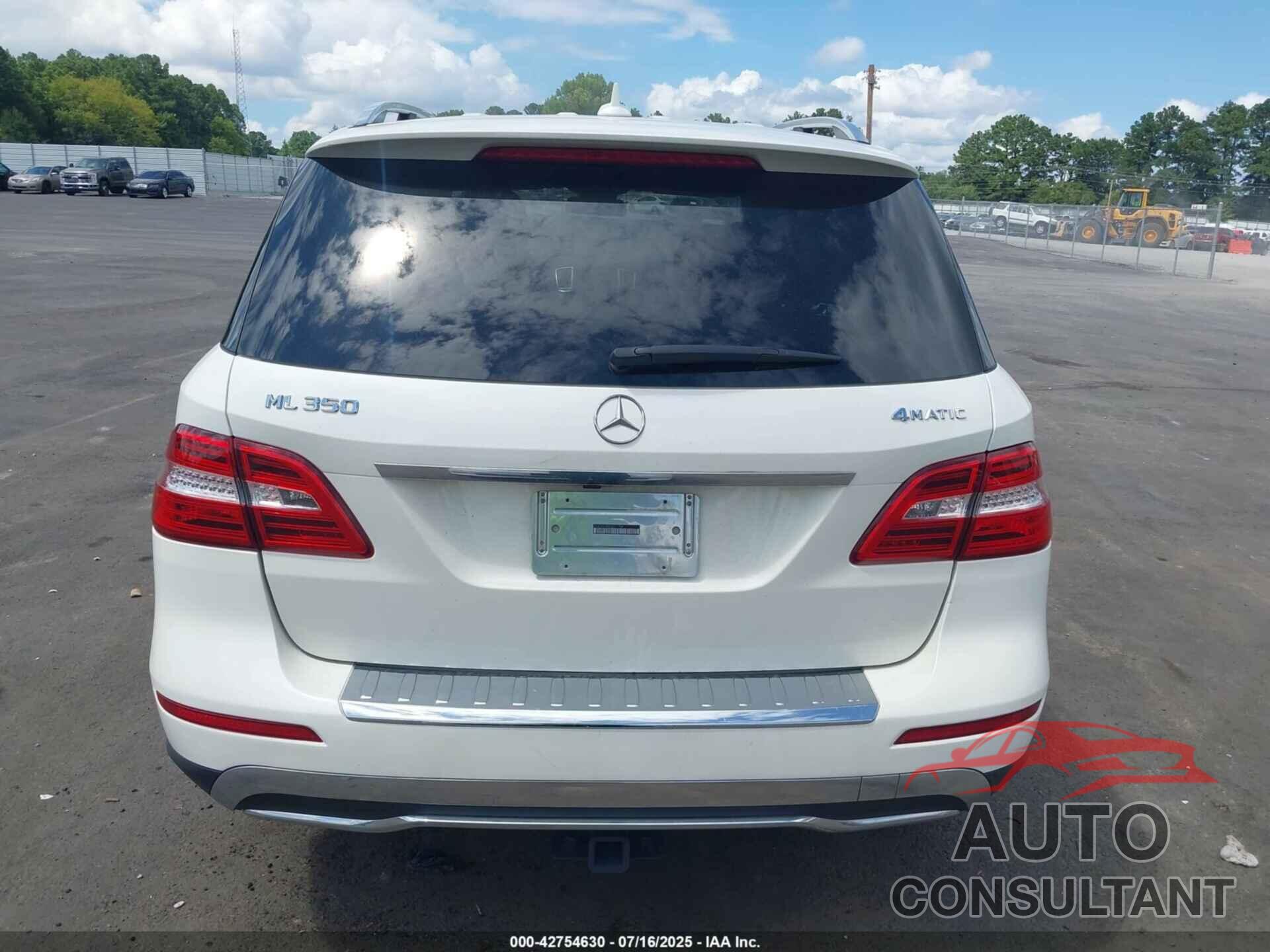 MERCEDES-BENZ ML 350 2014 - 4JGDA5HB8EA271709