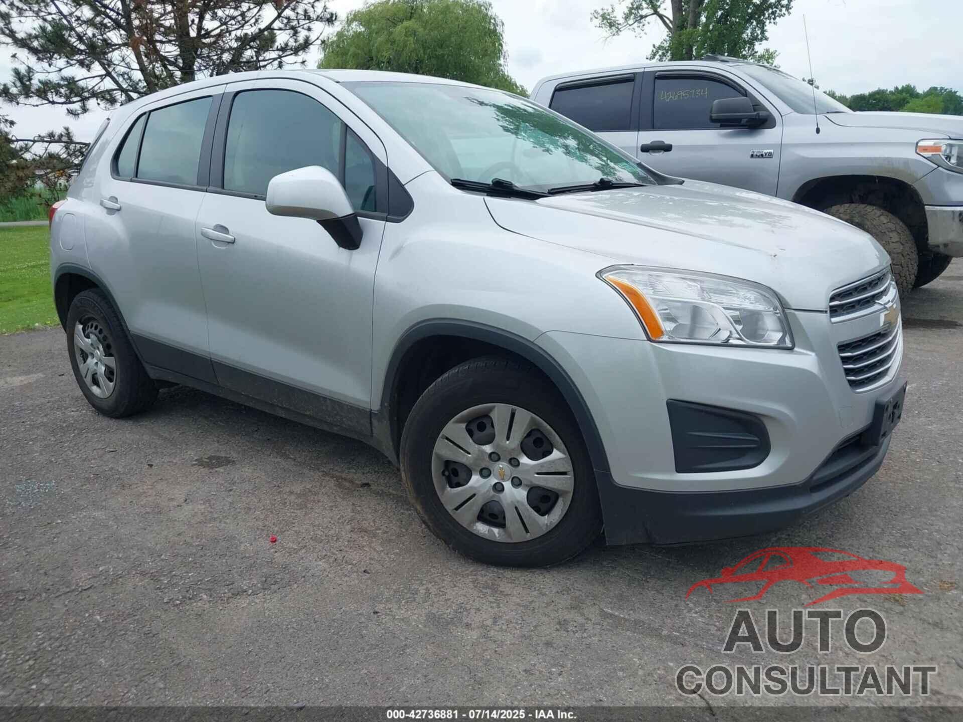 CHEVROLET TRAX 2015 - KL7CJKSB9FB180237