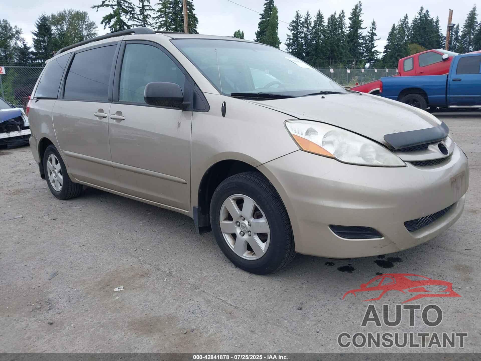 TOYOTA SIENNA 2009 - 5TDZK23C19S275082