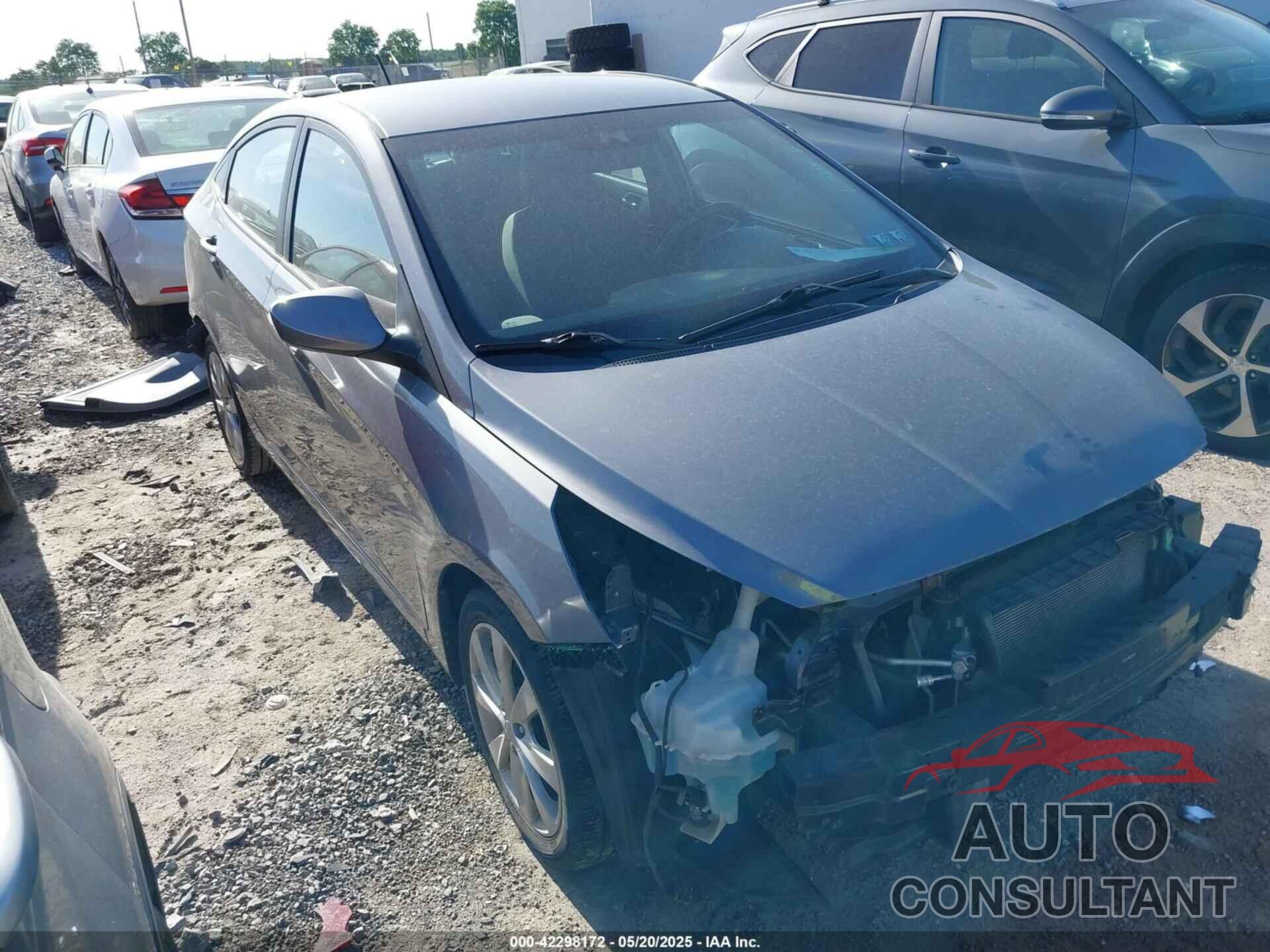 HYUNDAI ACCENT 2014 - KMHCU4AE3EU590273