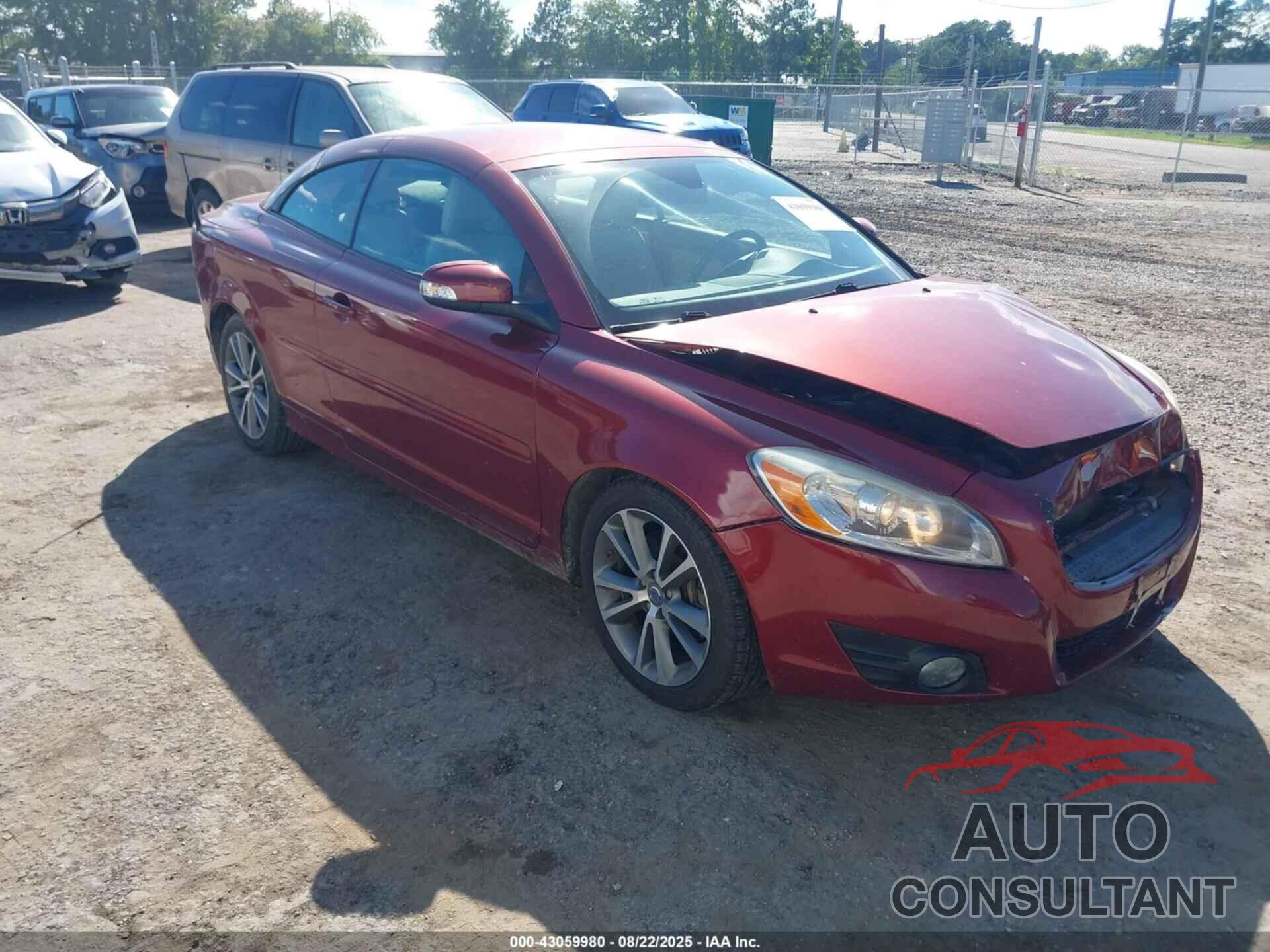 VOLVO C70 2012 - YV1672MCXCJ128731