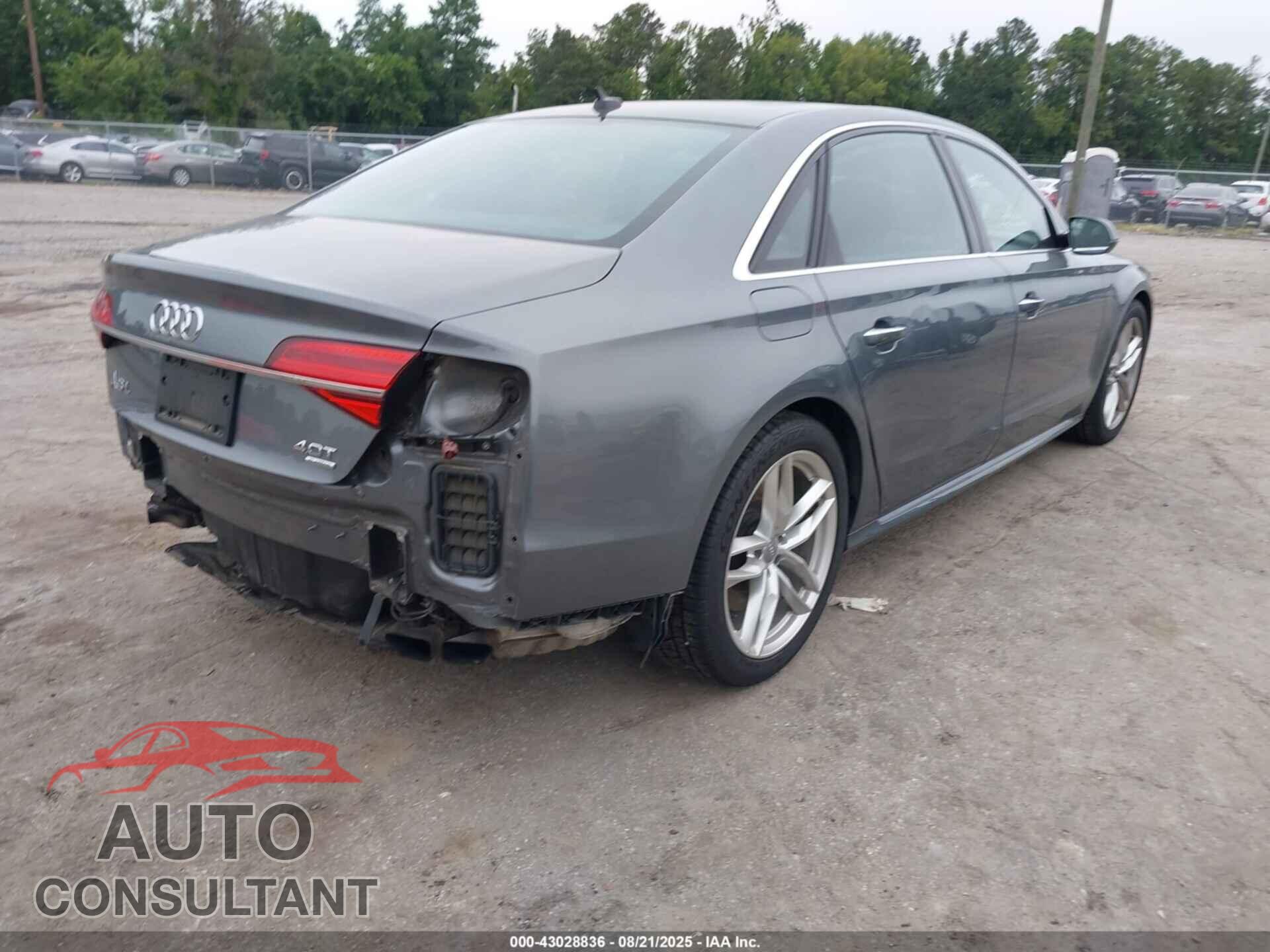 AUDI A8 L 2016 - WAU43AFD3GN005437