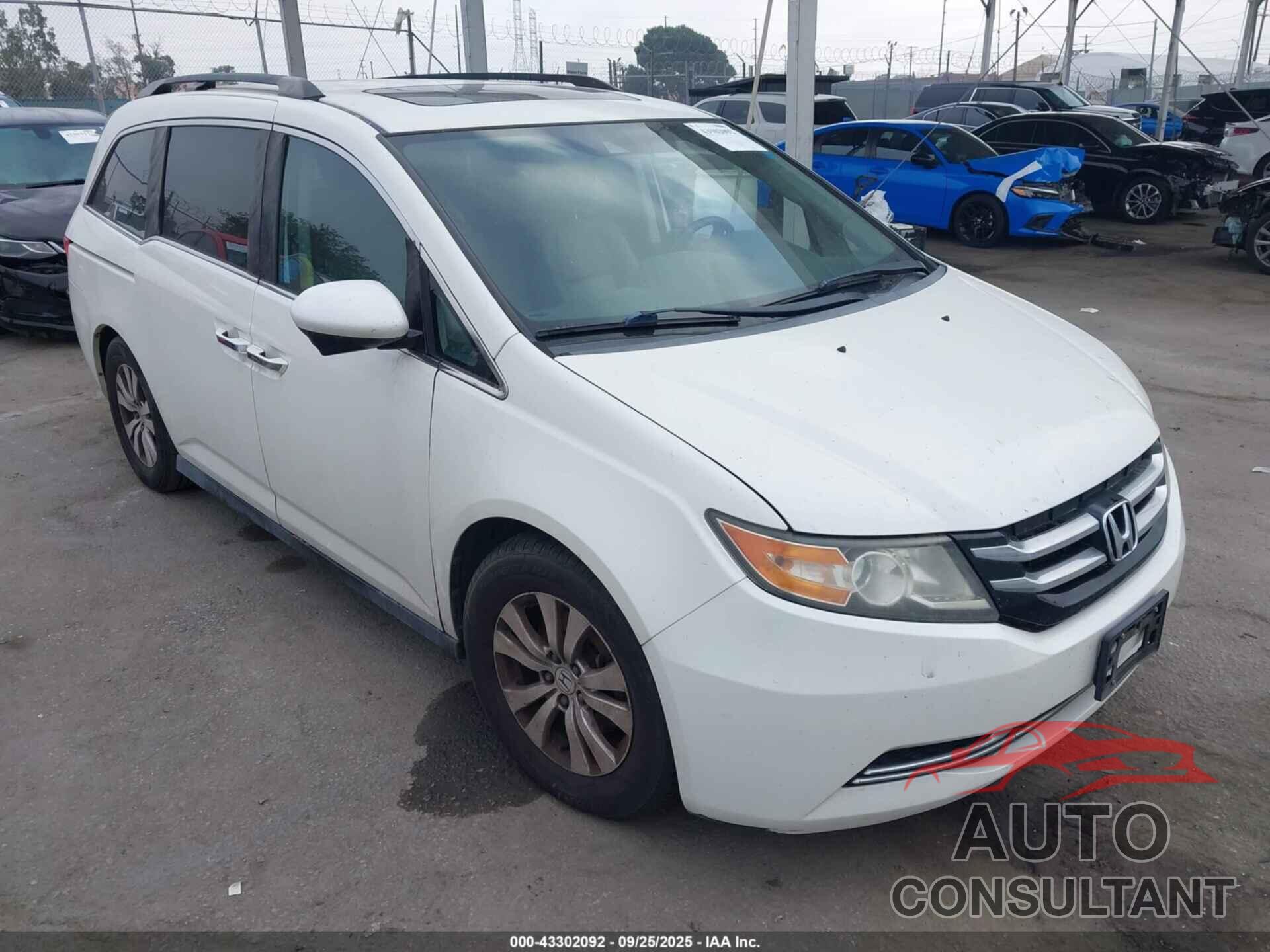 HONDA ODYSSEY 2016 - 5FNRL5H61GB127808
