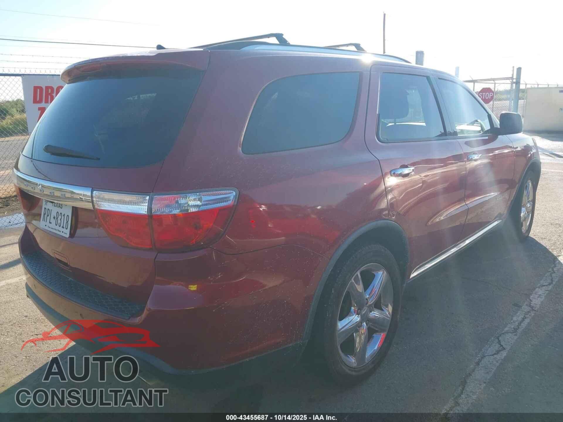 DODGE DURANGO 2011 - 1D4SE5GT2BC594473