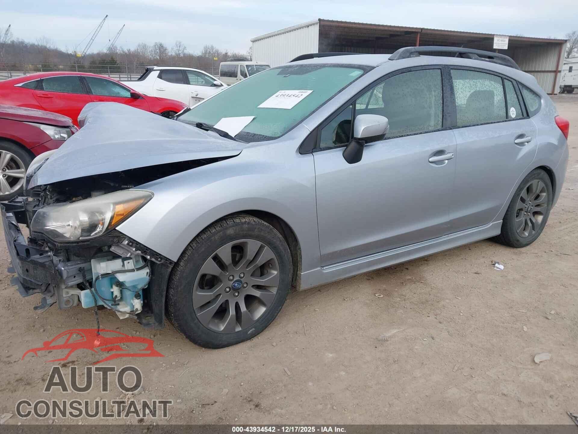 SUBARU IMPREZA 2016 - JF1GPAP60G8328143