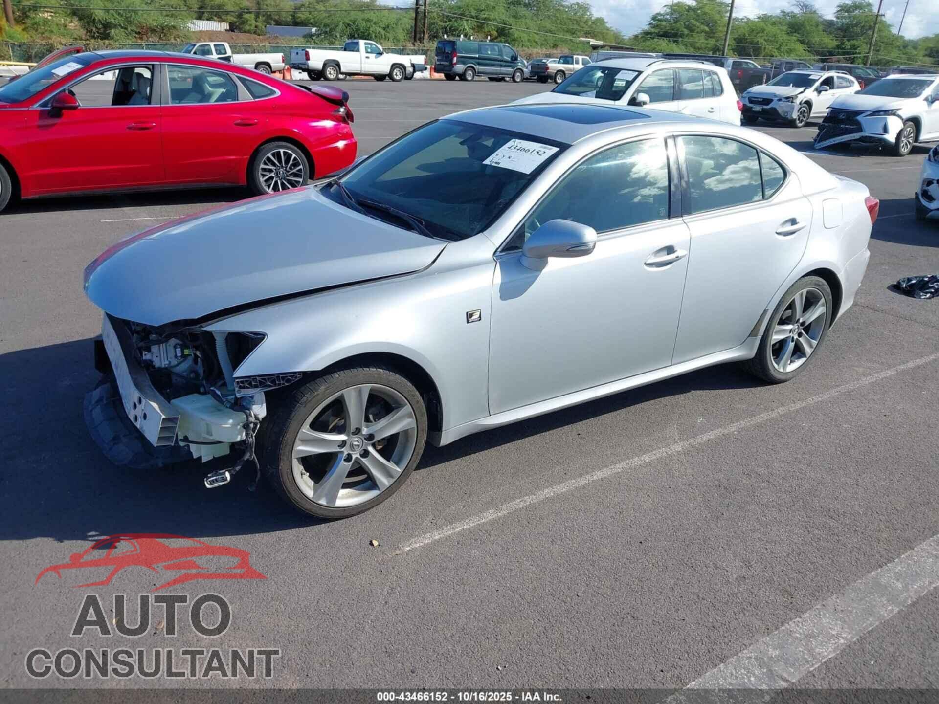 LEXUS IS 250 2012 - JTHBF5C28C5167424