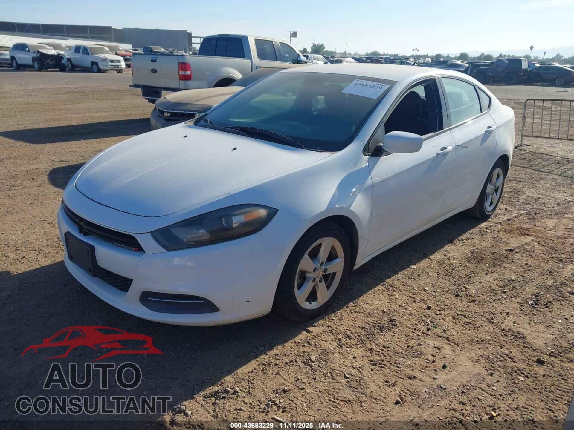 DODGE DART 2016 - 1C3CDFBB2GD689274