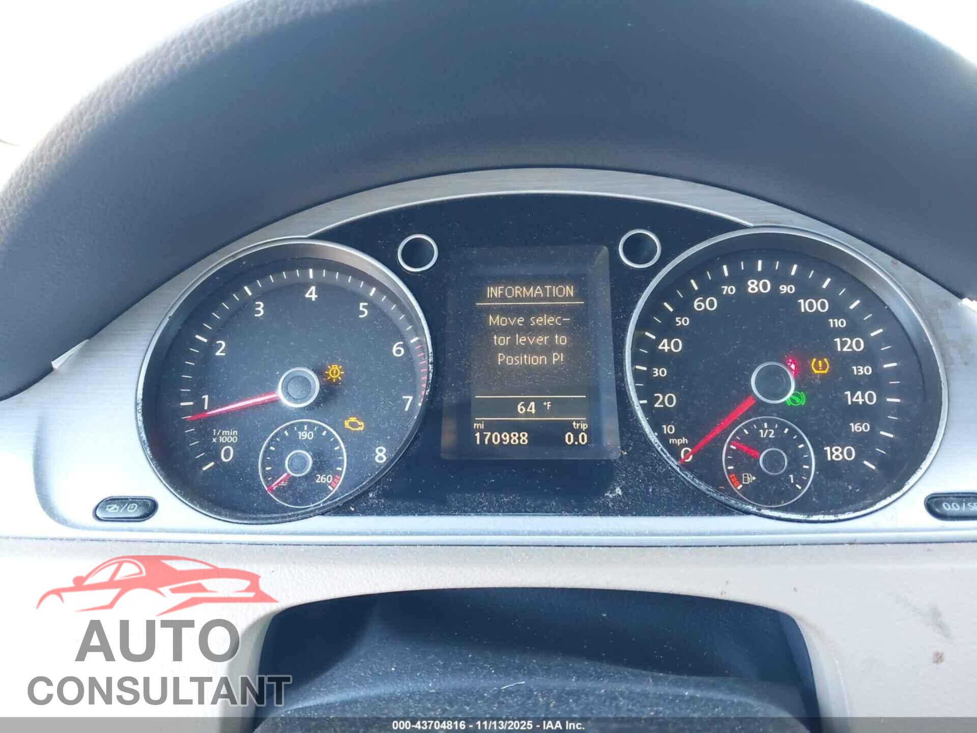 VOLKSWAGEN CC 2013 - WVWBN7AN1DE555528
