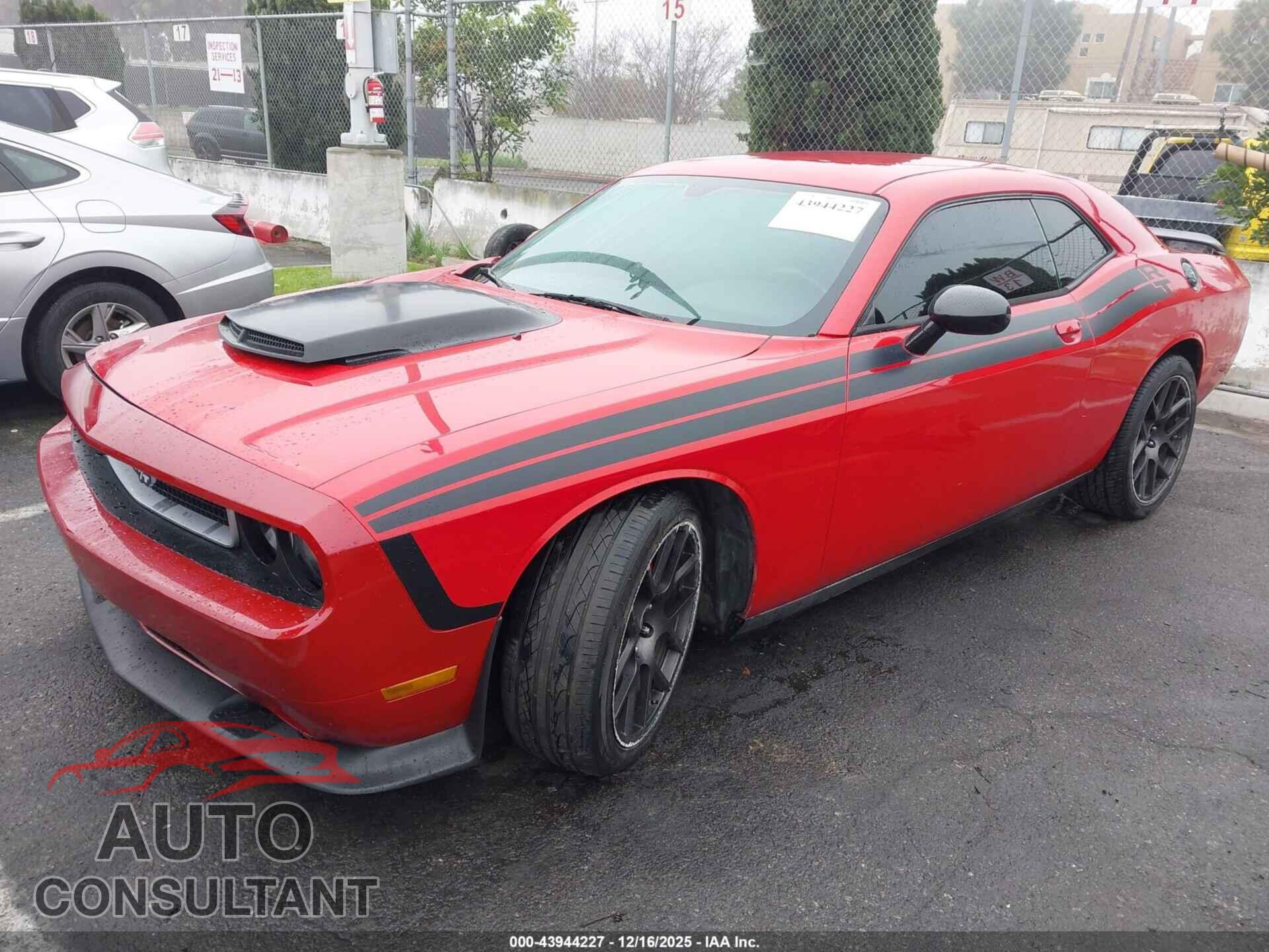 DODGE CHALLENGER 2012 - 2C3CDYBT3CH189206