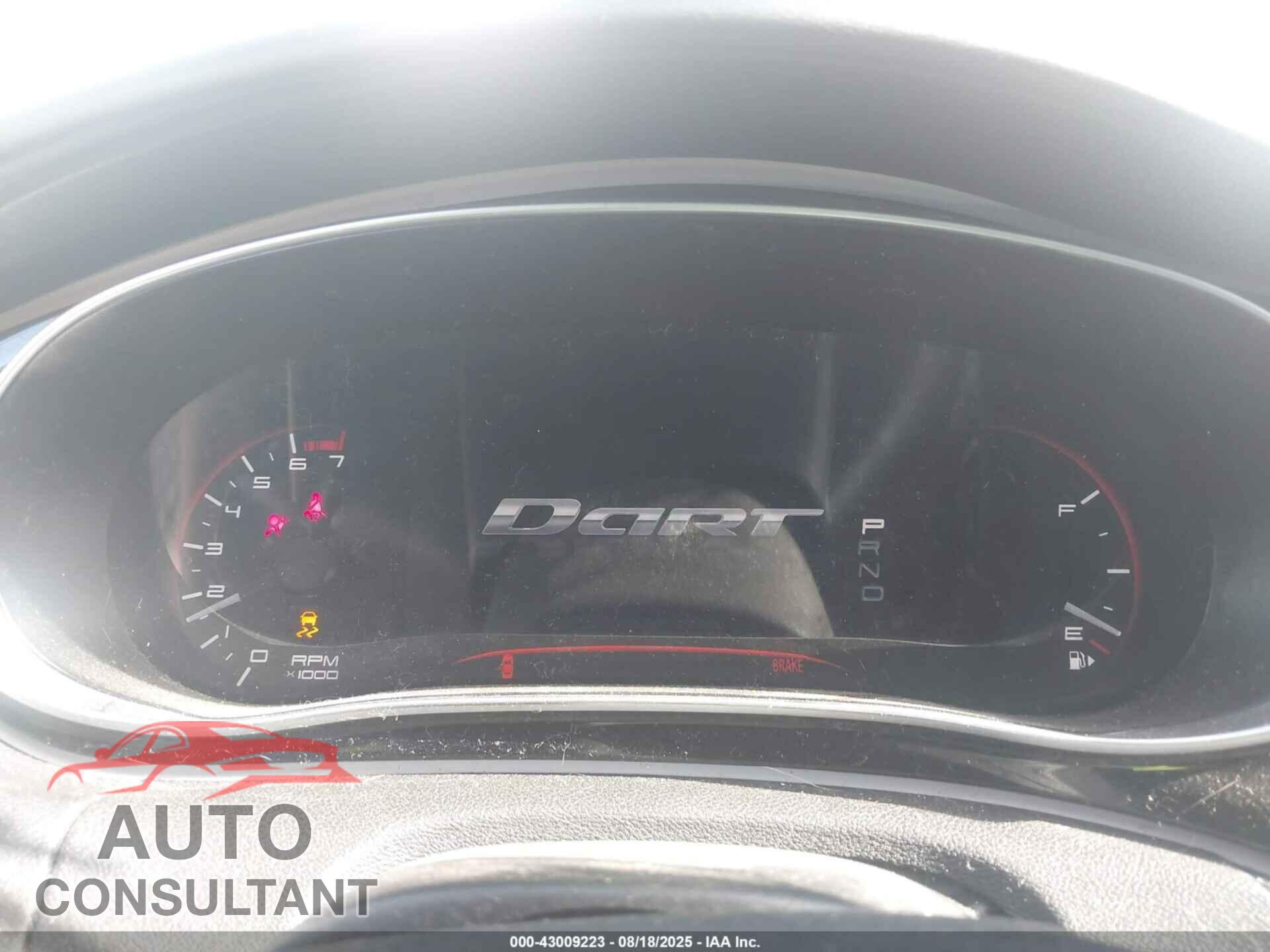 DODGE DART 2015 - 1C3CDFCB6FD205796