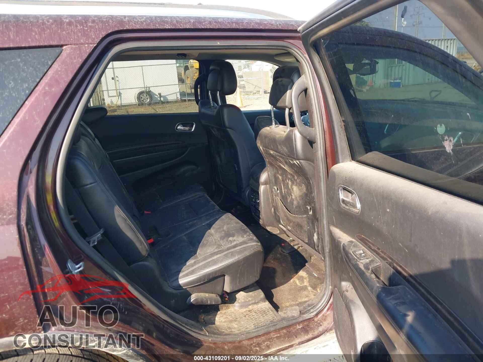 DODGE DURANGO 2012 - 1C4RDJDG2CC336907