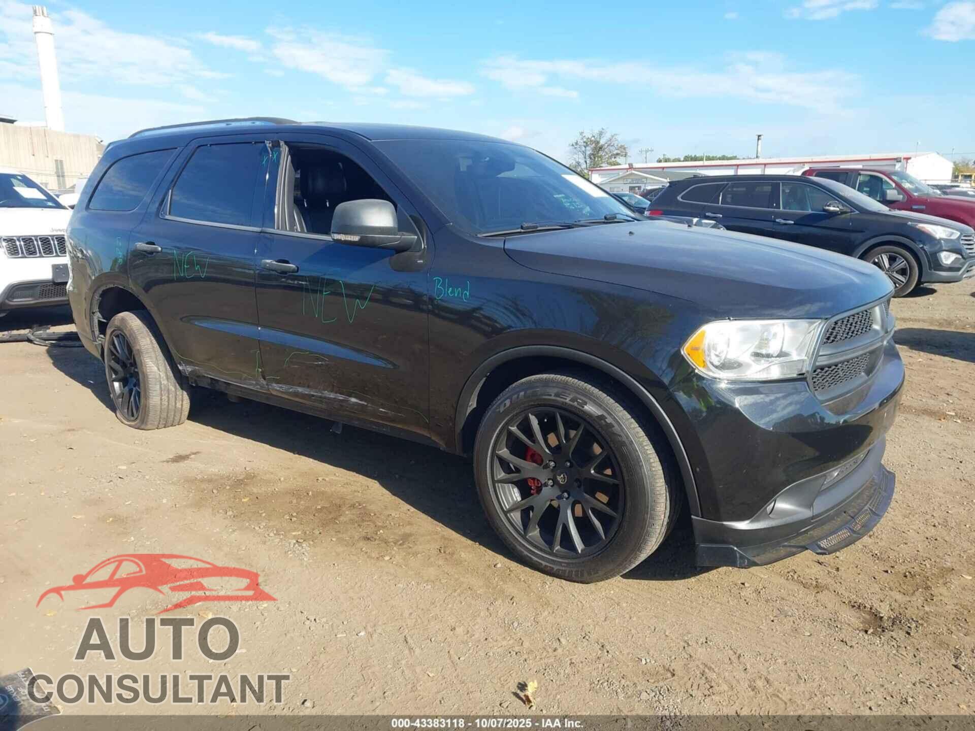 DODGE DURANGO 2013 - 1C4RDJEG7DC554258