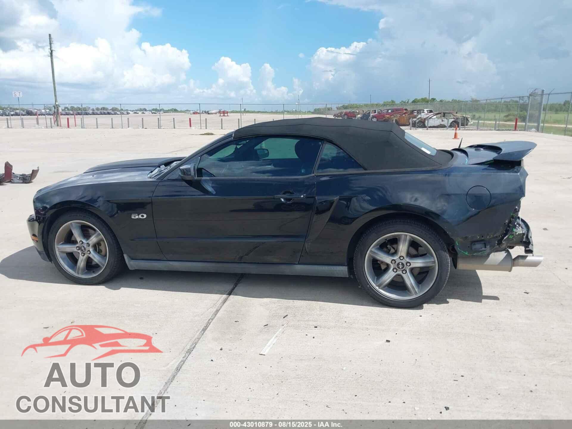FORD MUSTANG 2012 - 1ZVBP8FF8C5267700