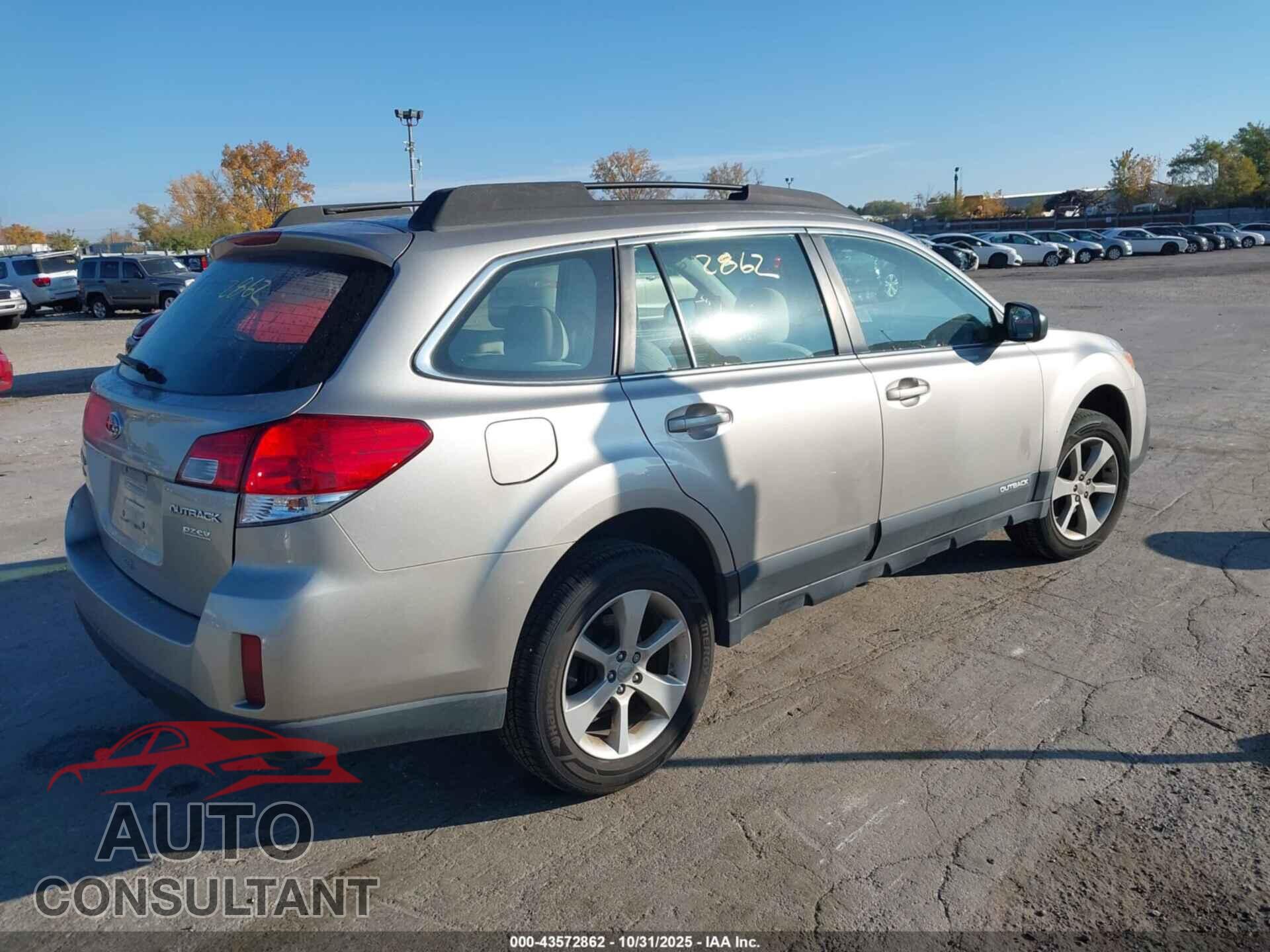 SUBARU OUTBACK 2014 - 4S4BRBAC2E3300661