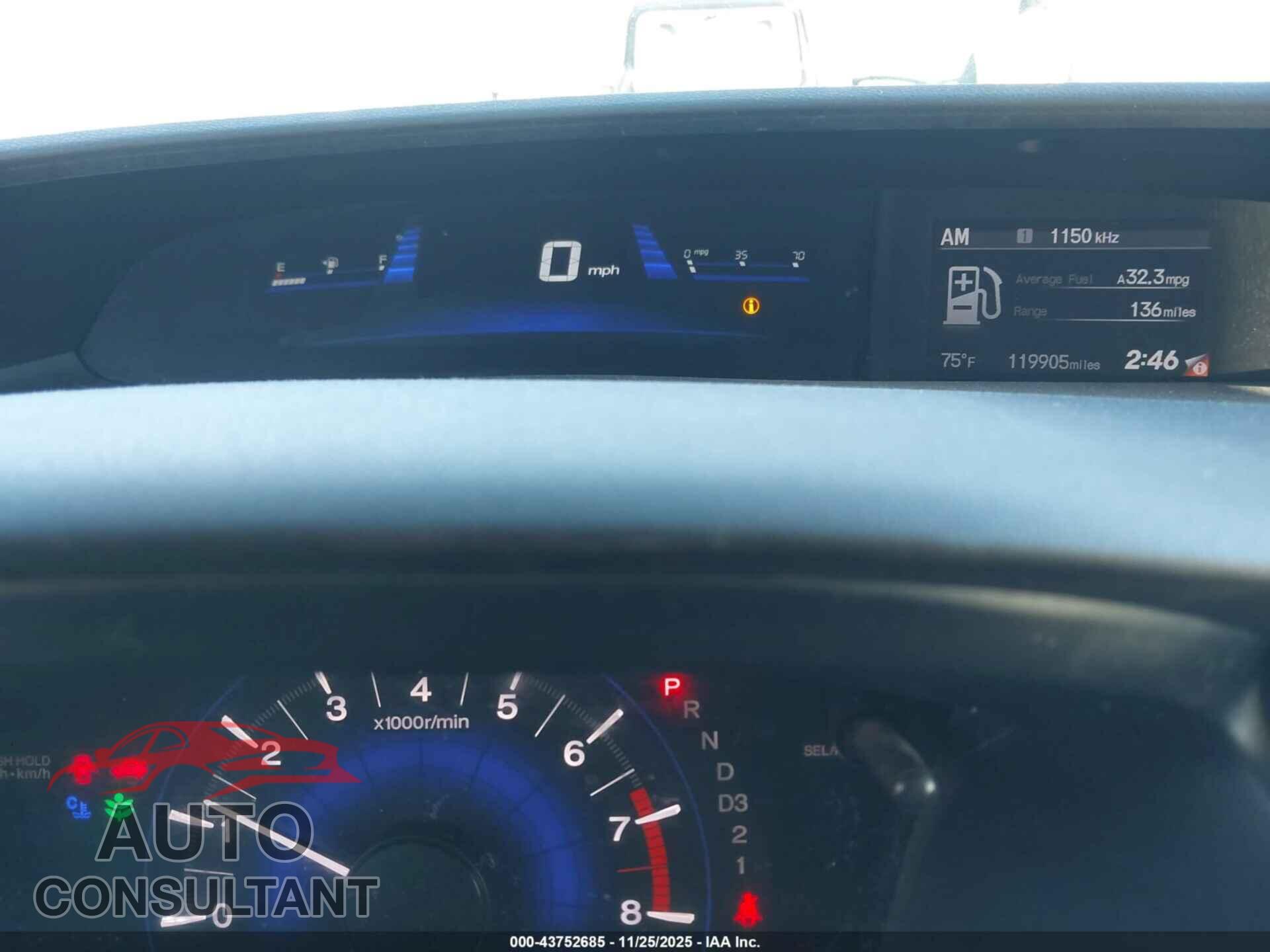 HONDA CIVIC 2013 - 19XFB2F59DE211505