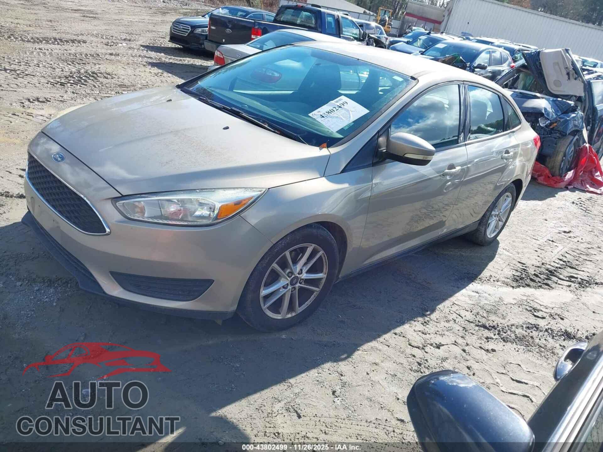 FORD FOCUS 2016 - 1FADP3F25GL340802