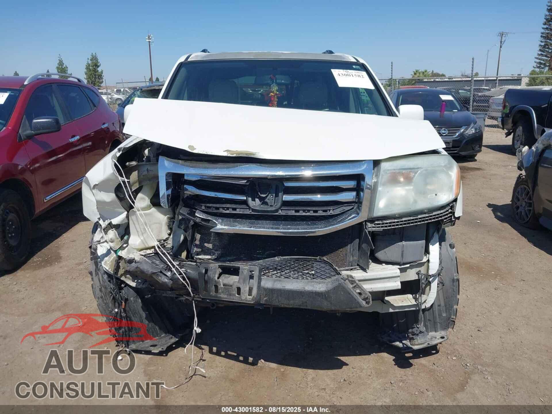 HONDA PILOT 2015 - 5FNYF3H91FB009452