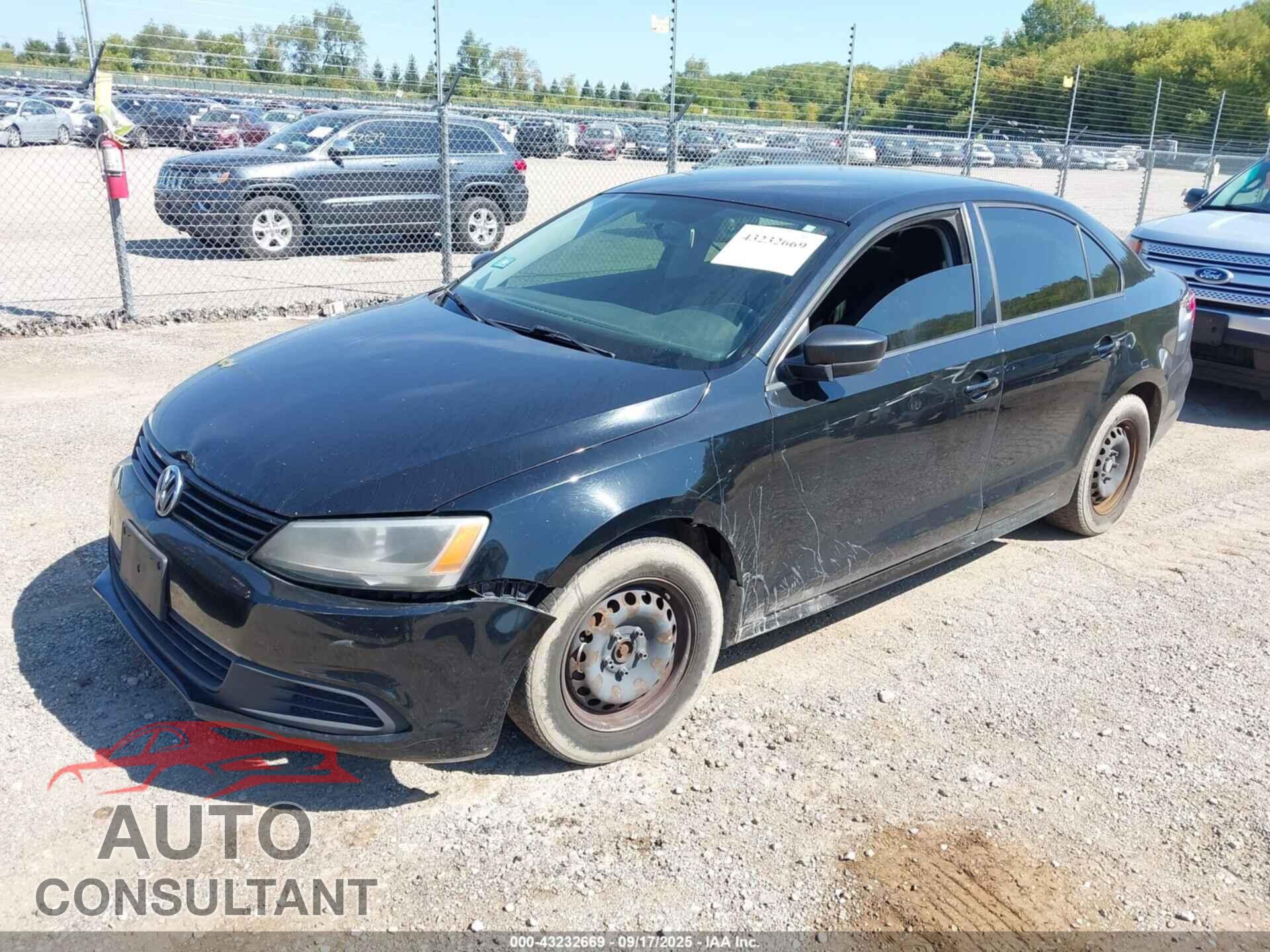 VOLKSWAGEN JETTA 2013 - 3VW2K7AJ0DM353065
