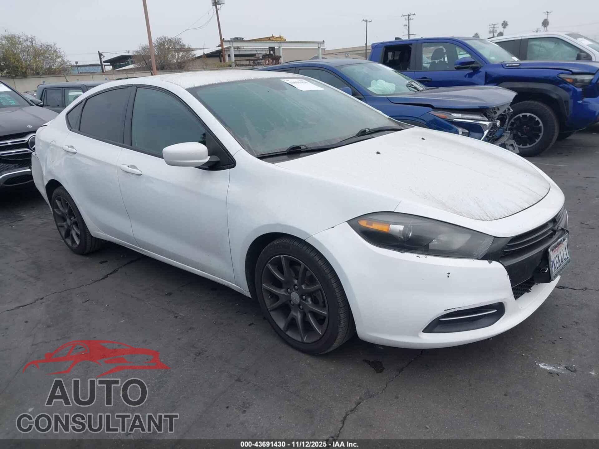 DODGE DART 2015 - 1C3CDFAA3FD434883