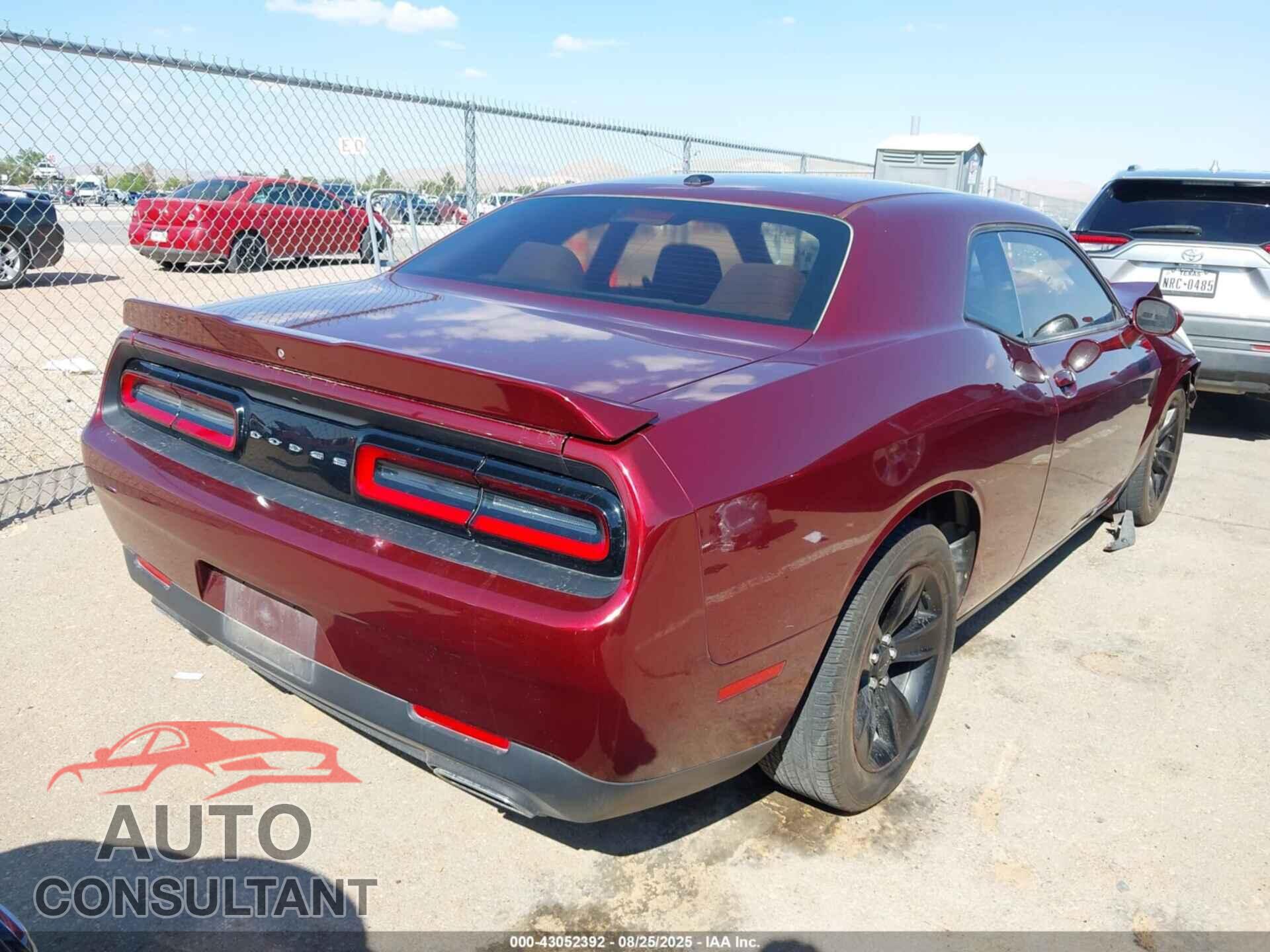 DODGE CHALLENGER 2019 - 2C3CDZAG9KH668819