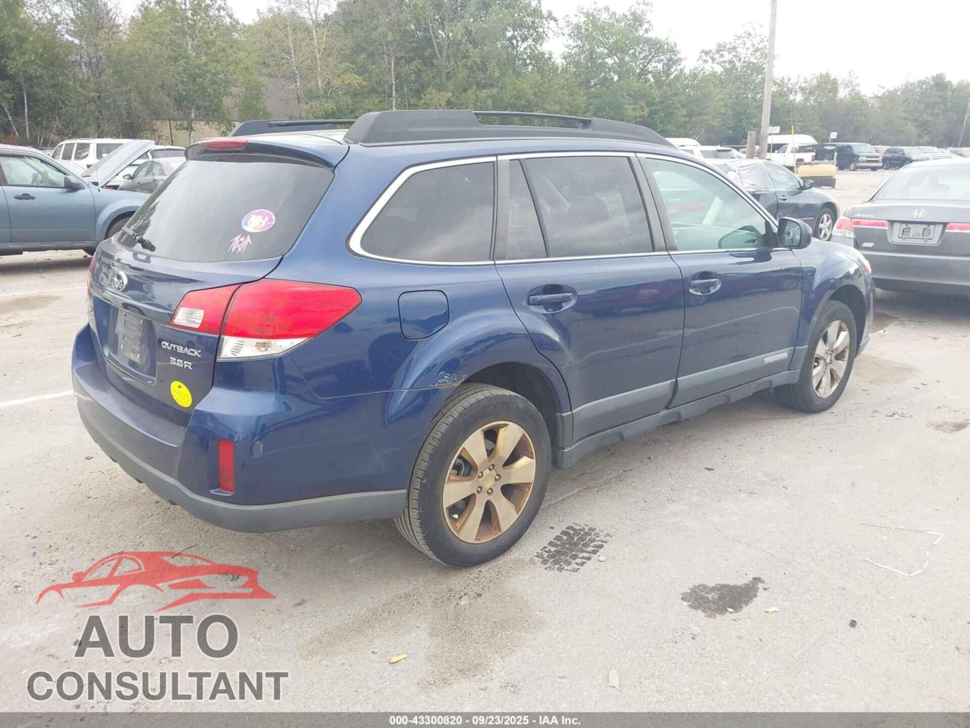 SUBARU OUTBACK 2010 - 4S4BRDKC8A2337515