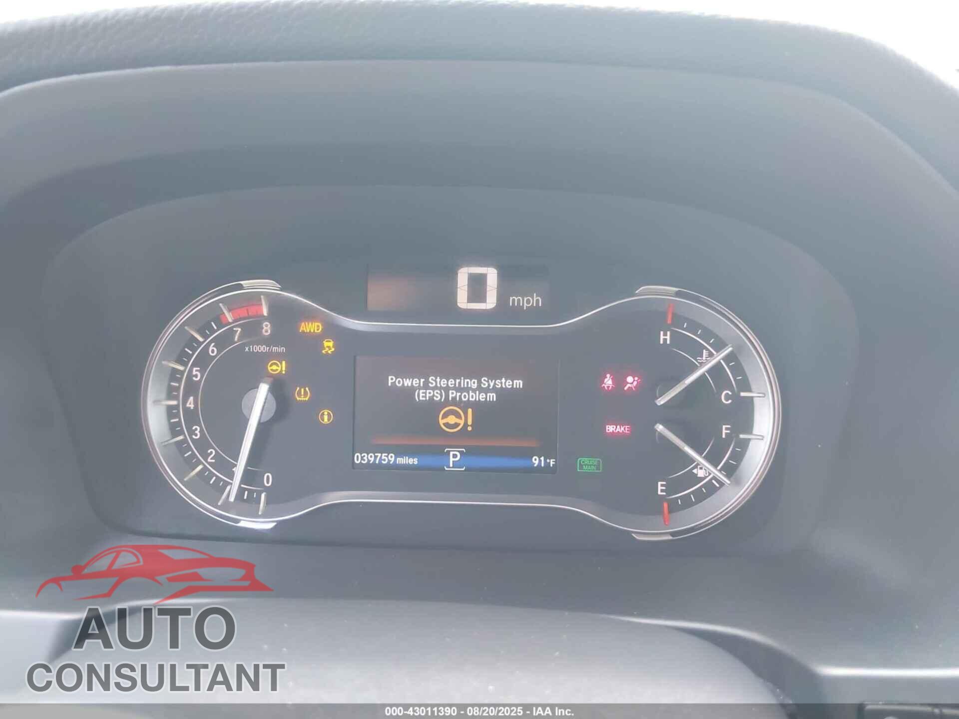 HONDA RIDGELINE 2019 - 5FPYK3F58KB036807