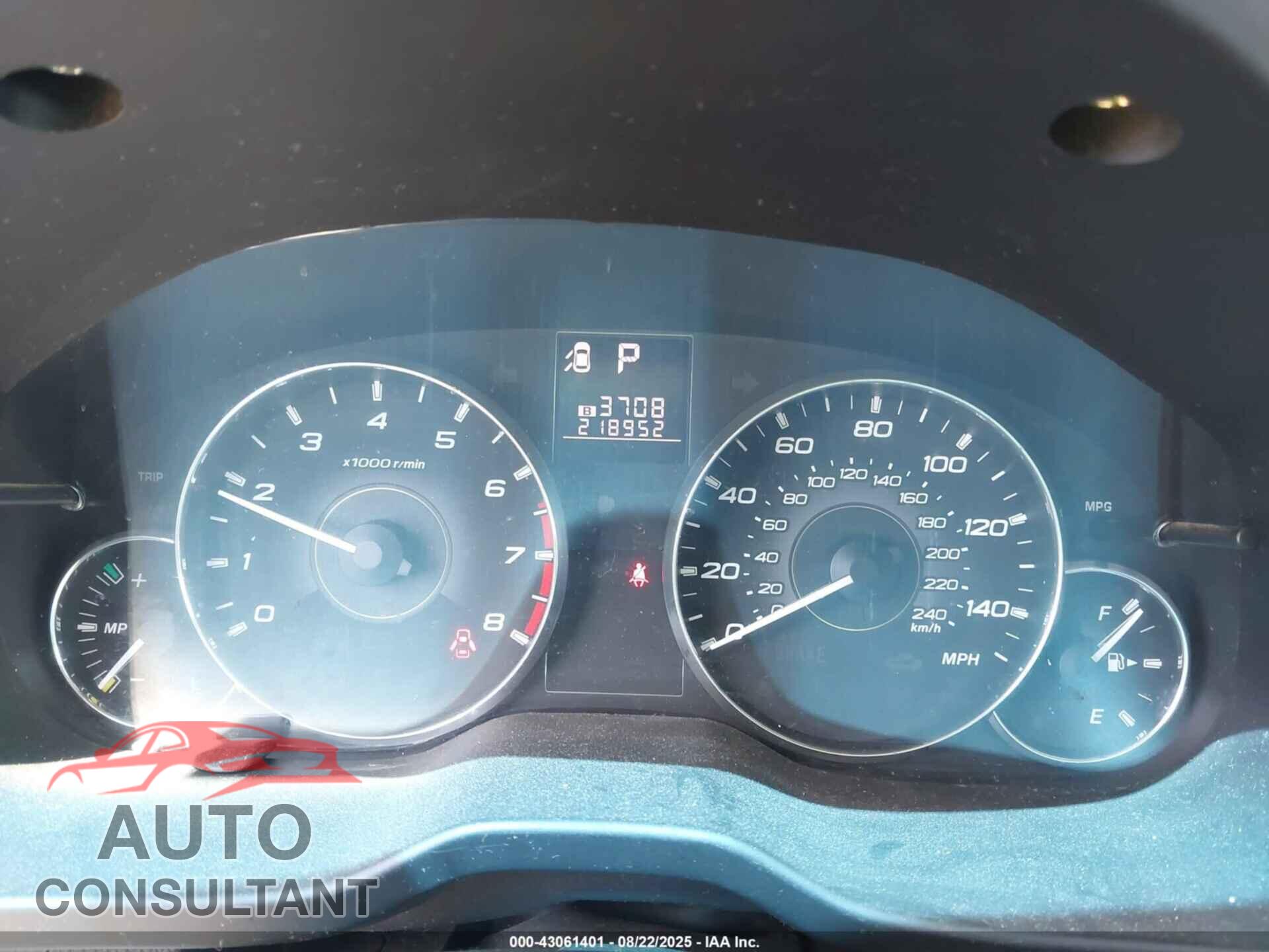 SUBARU OUTBACK 2011 - 4S4BRBCC0B3377568