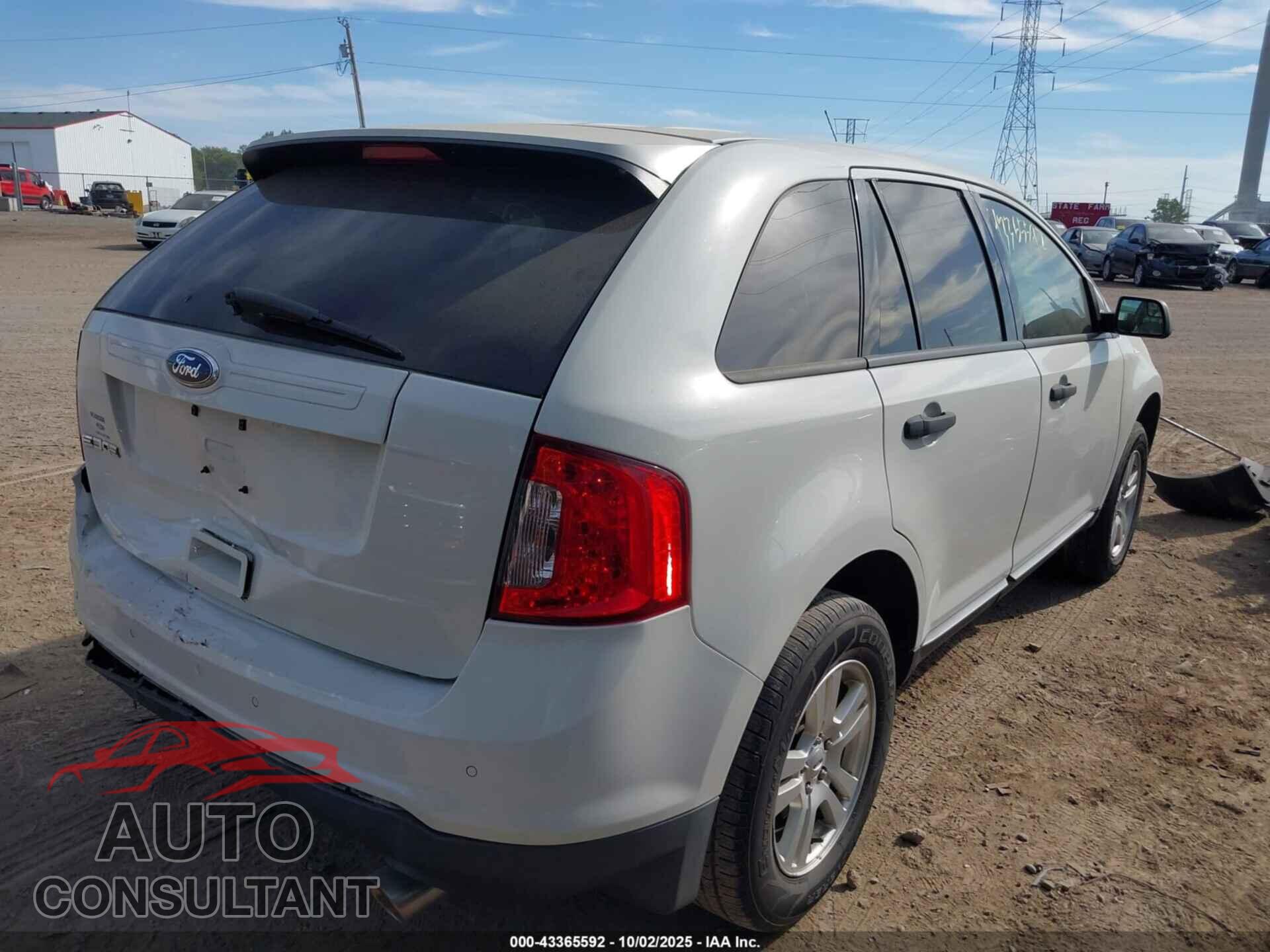 FORD EDGE 2012 - 2FMDK3GC6CBA11970
