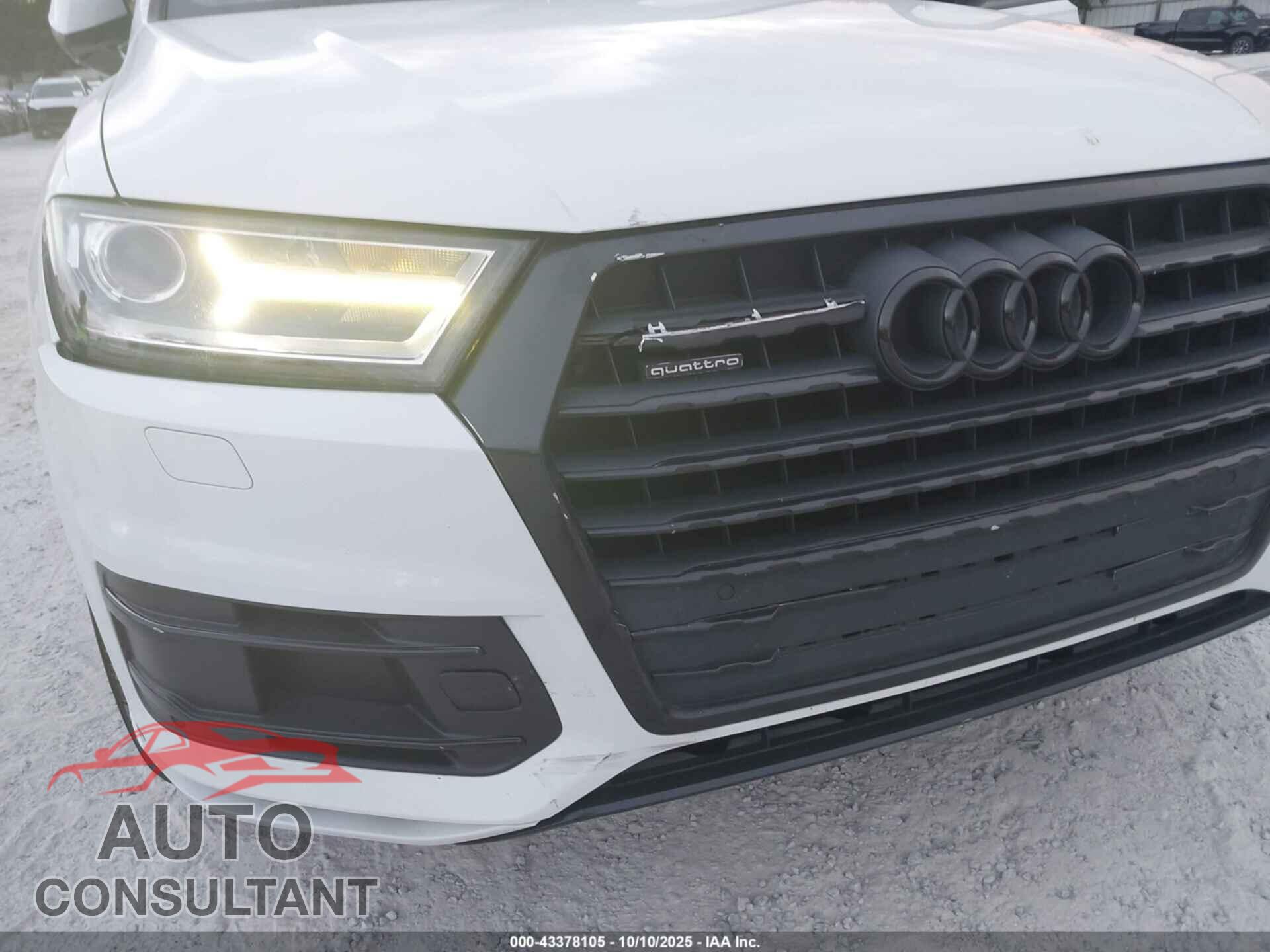 AUDI Q7 2018 - WA1AHAF75JD007778